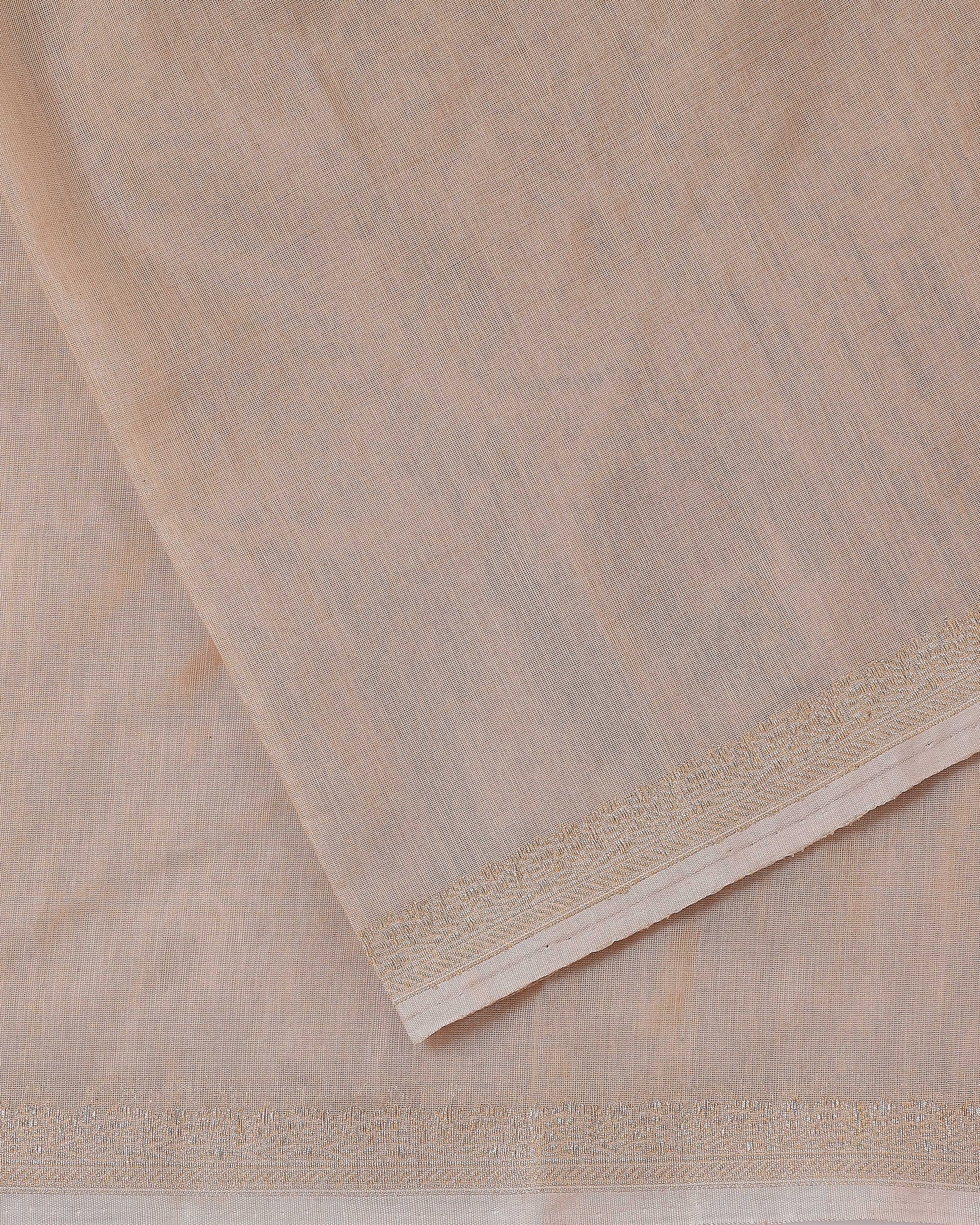 Saumya Banarasi Kadwa Brown Cotton Saree