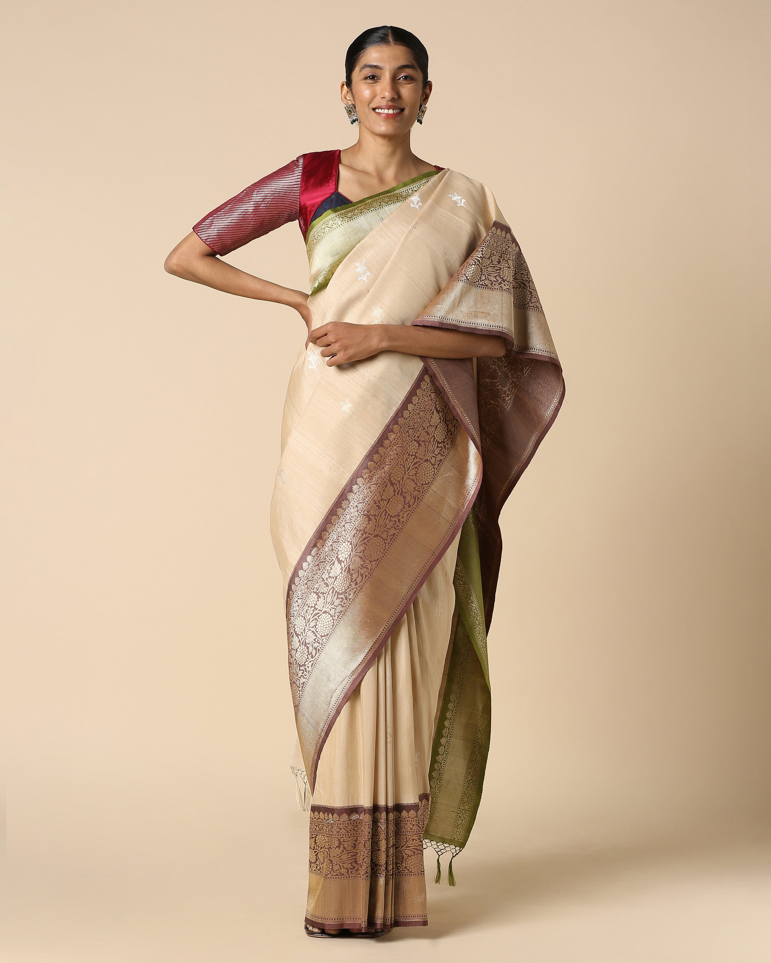 Sarva Banarasi Kadwa Silk Saree