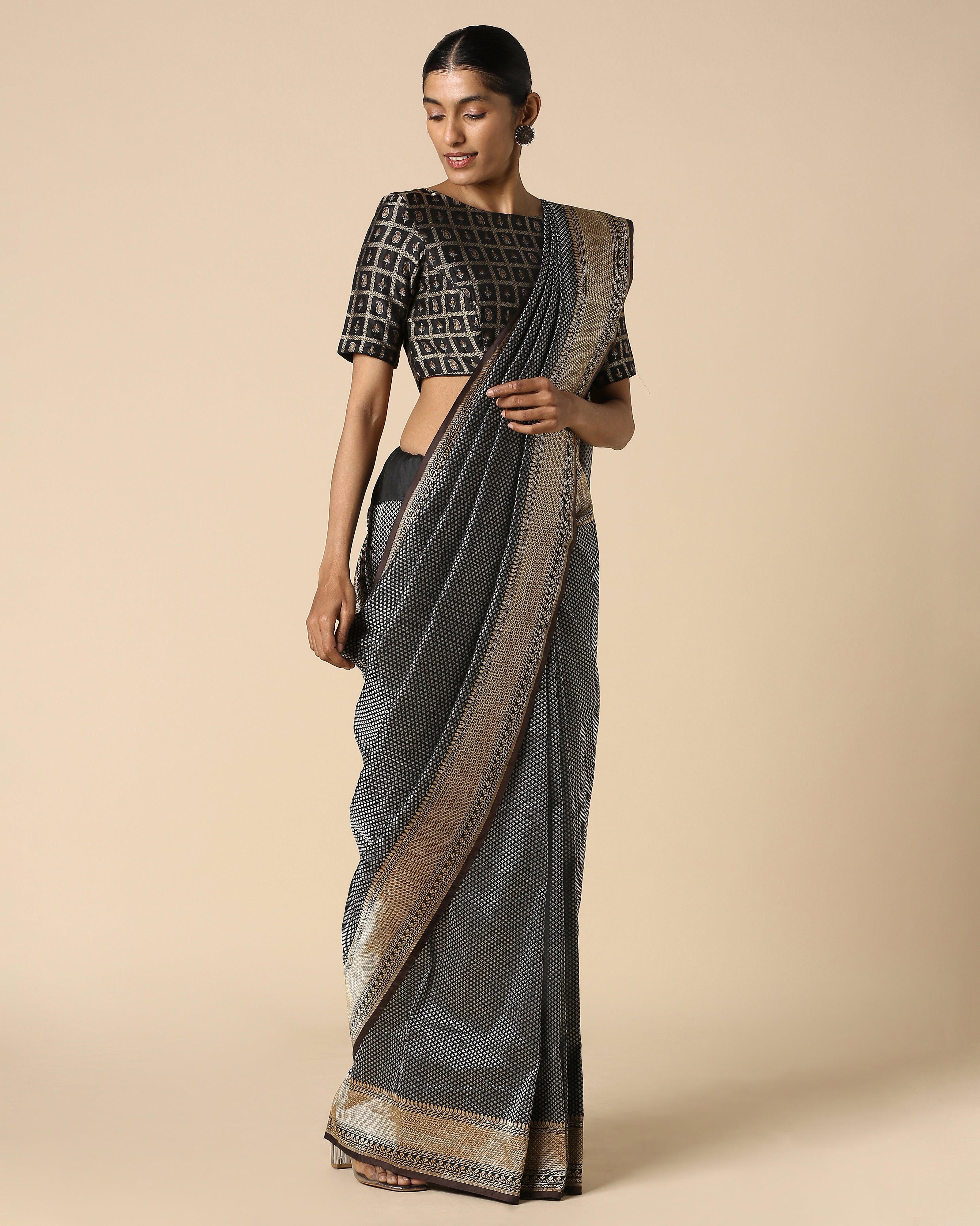 Haniya Banarasi Kadwa Silk Saree