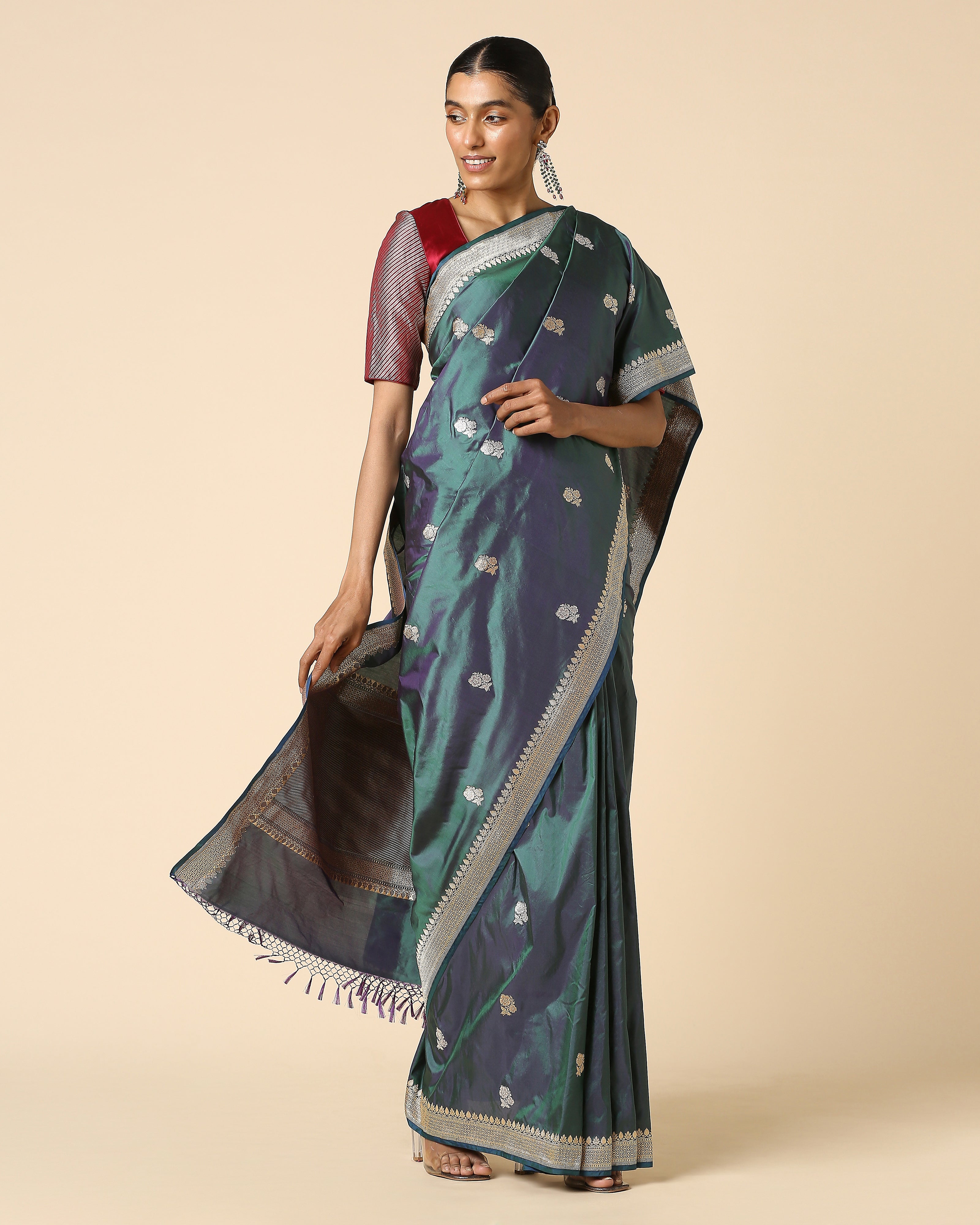Bhavanya Banarasi Kadwa Silk Saree