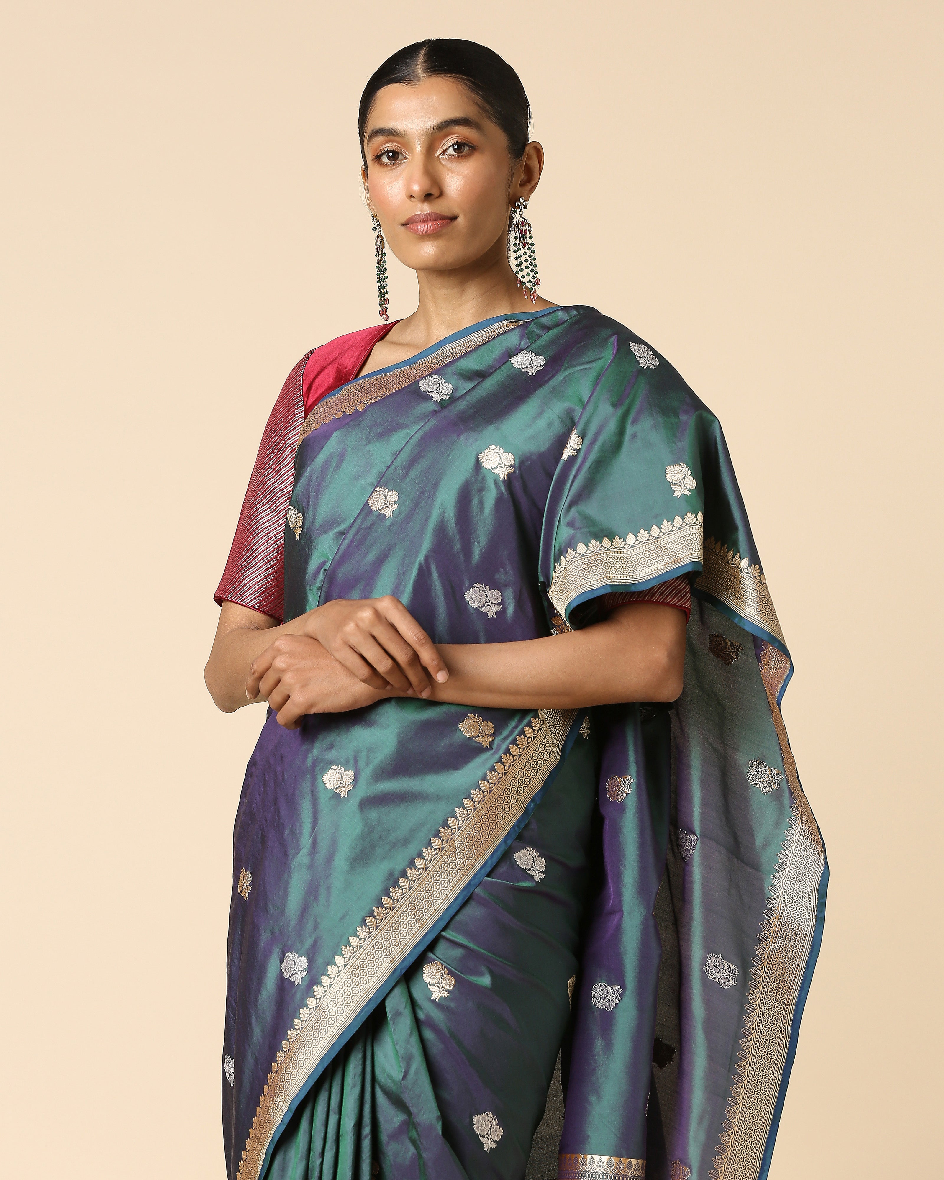Bhavanya Banarasi Kadwa Silk Saree