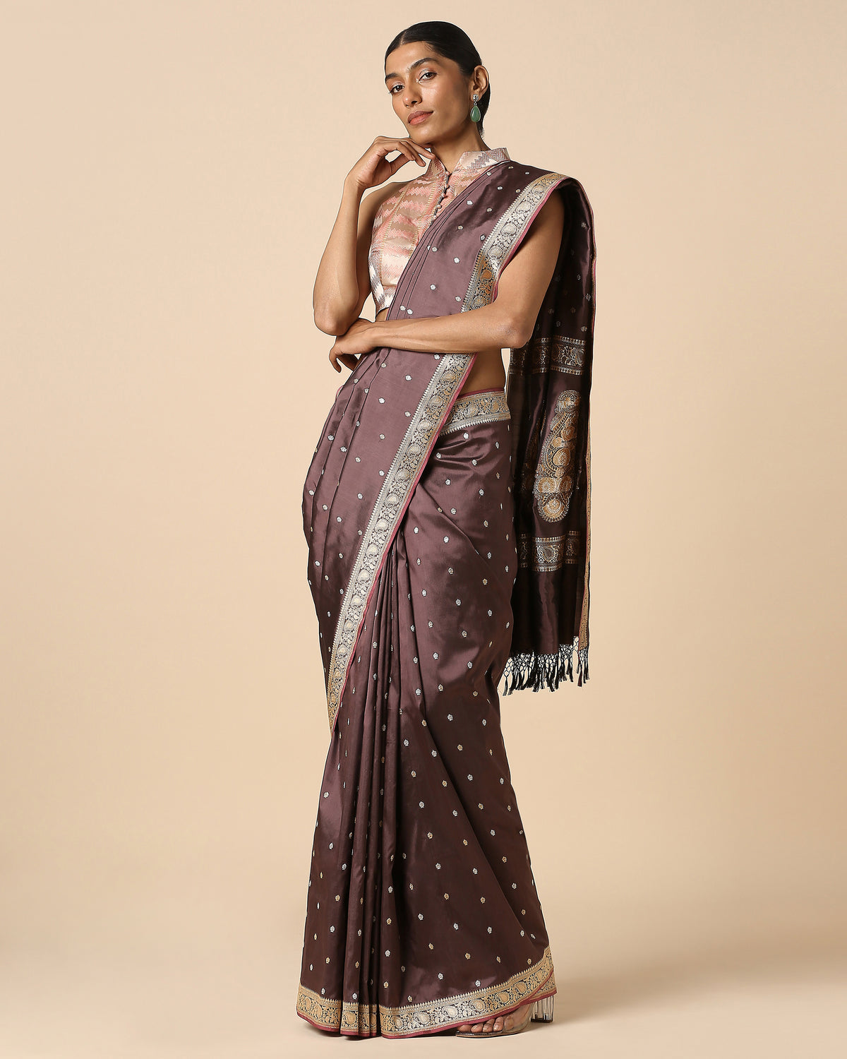 Brishti Banarasi Kadwa Silk Saree