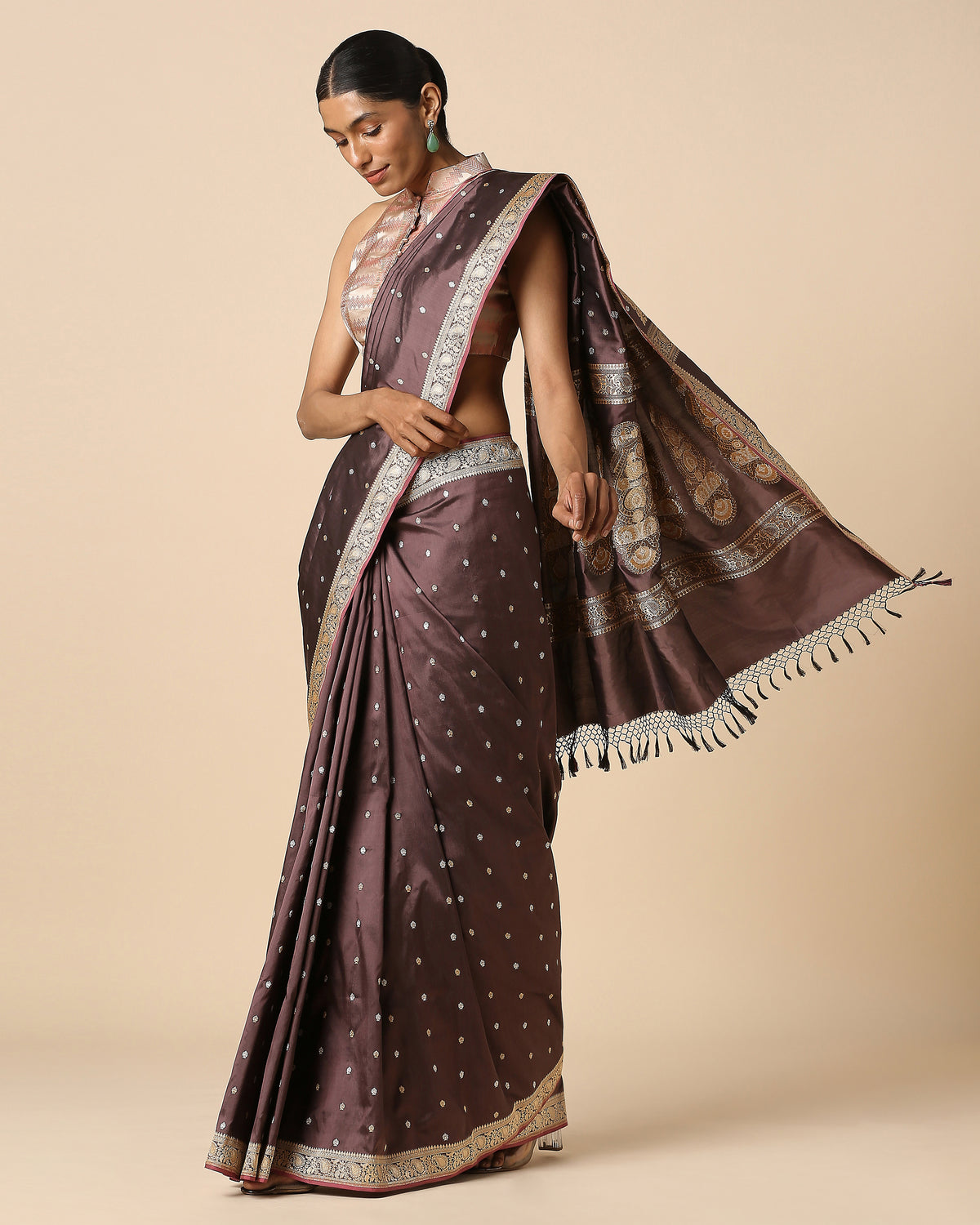 Brishti Banarasi Kadwa Silk Saree