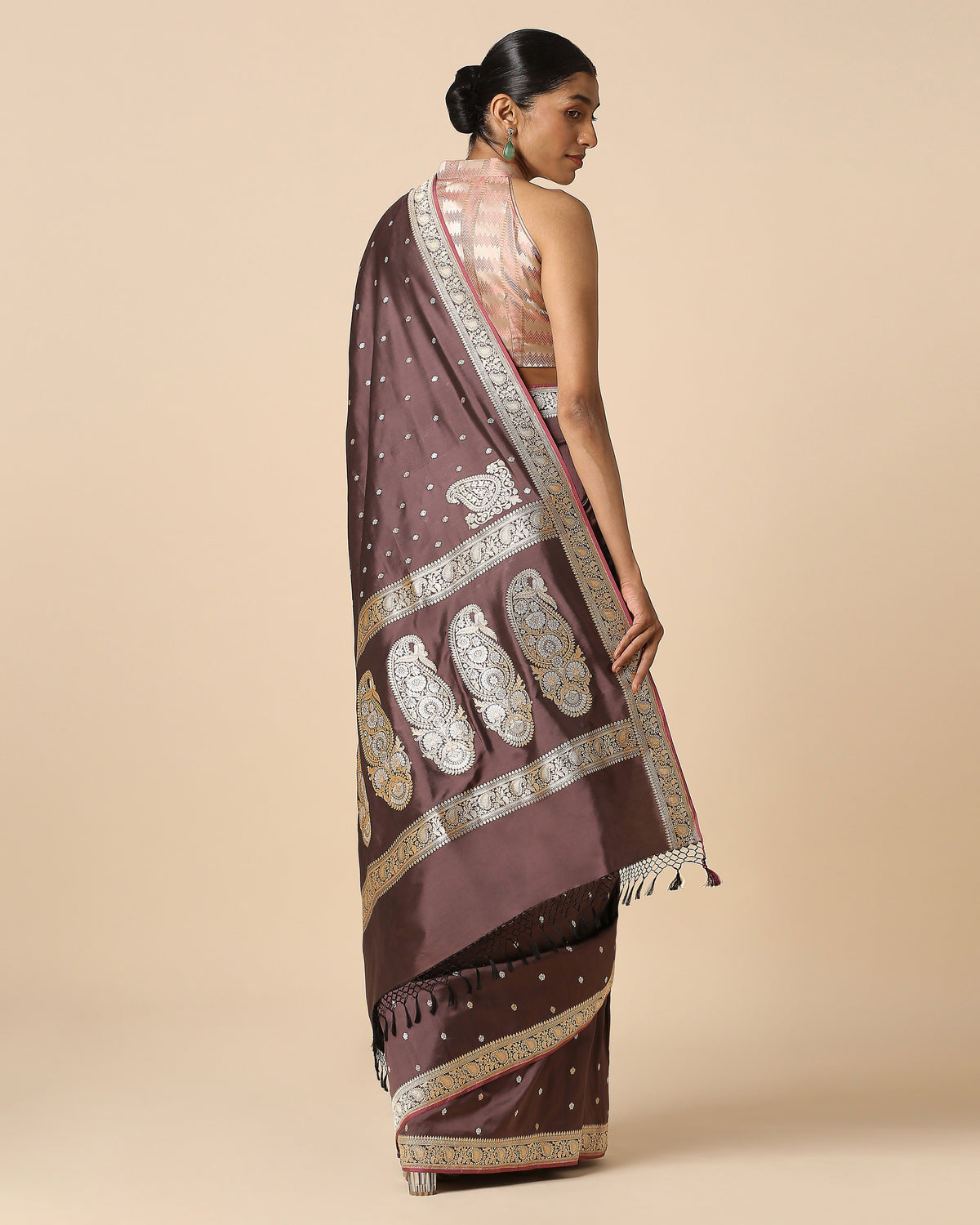 Brishti Banarasi Kadwa Silk Saree