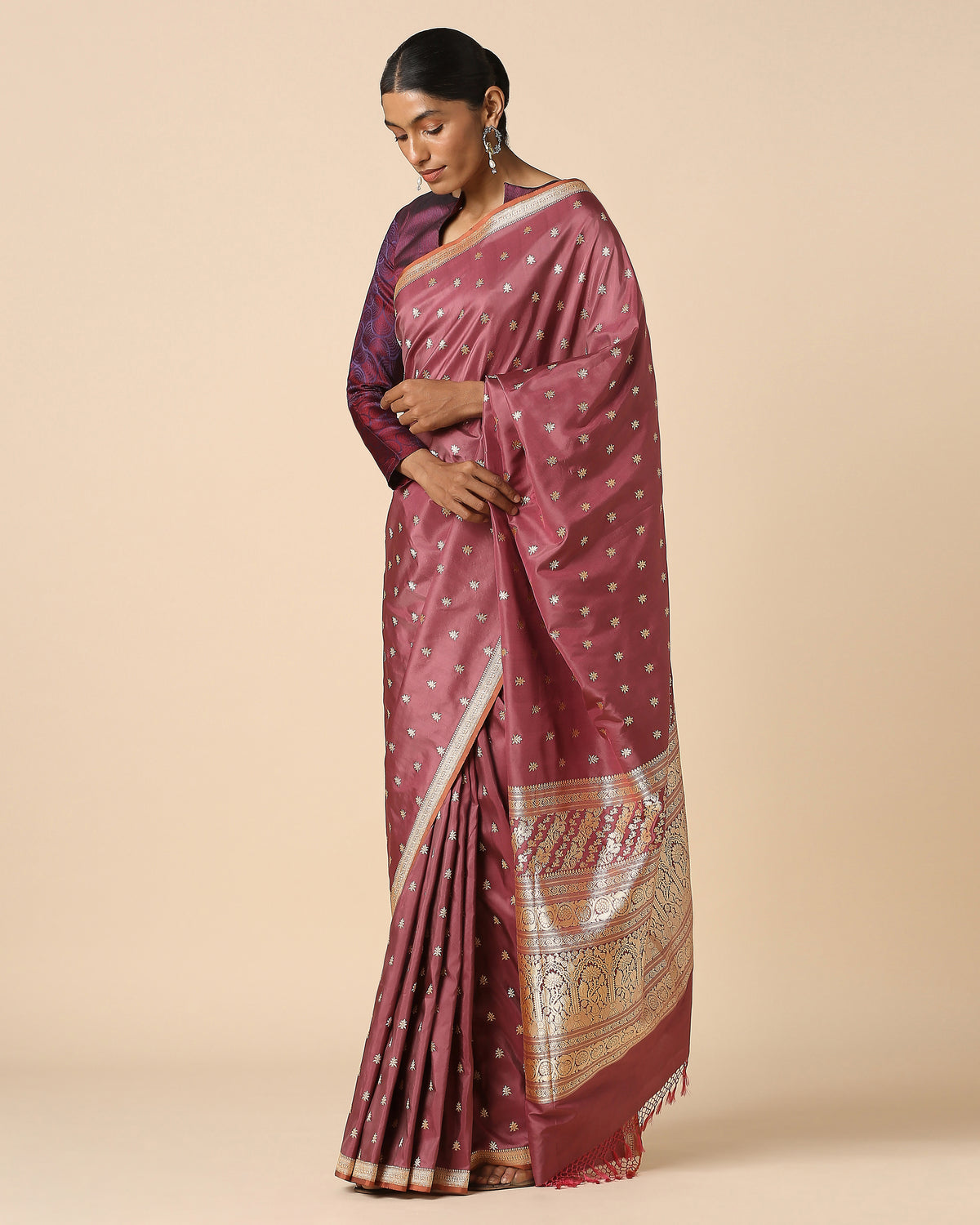 Meeri Banarasi Kadwa Silk Saree