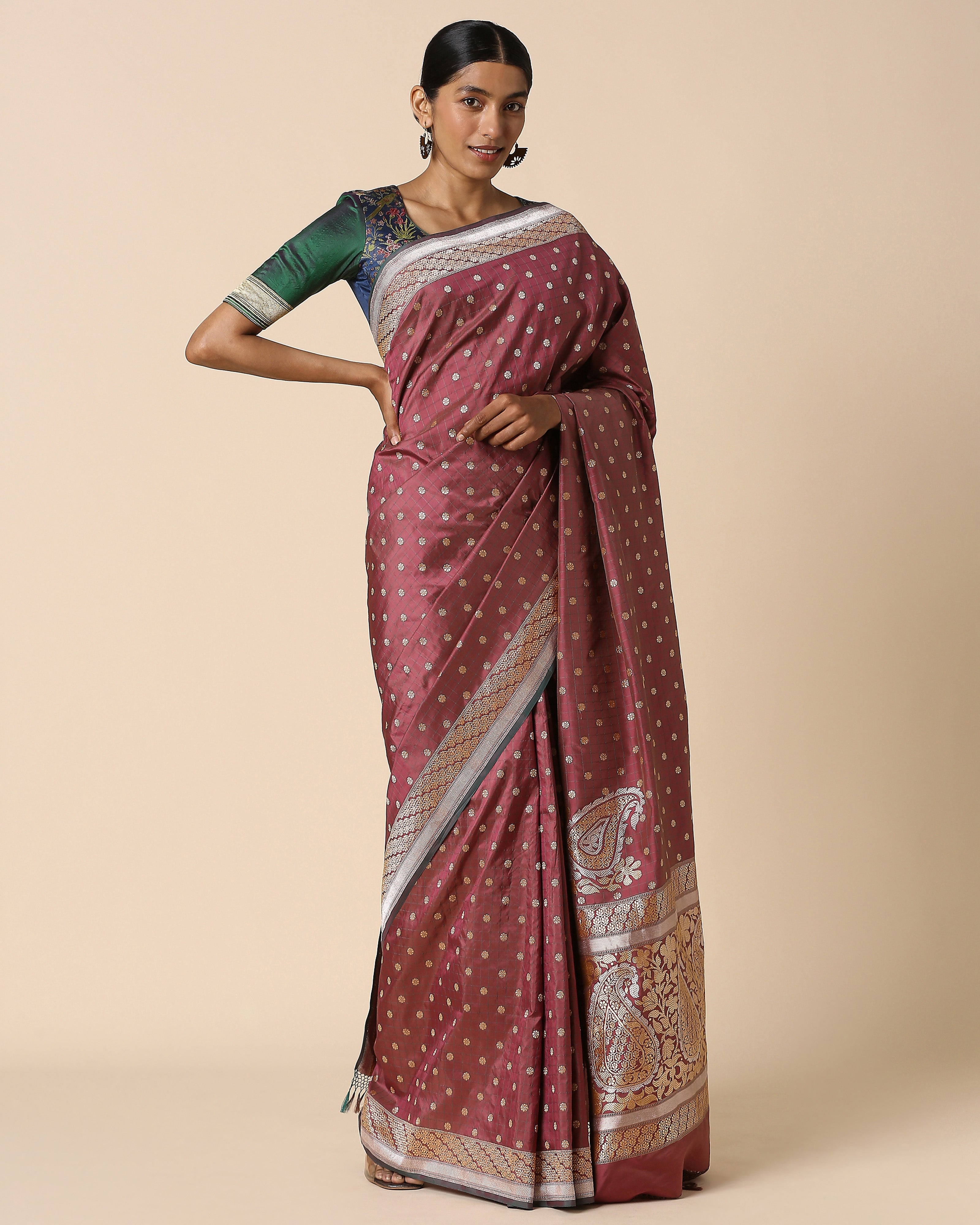 Saulika Banarasi Kadwa Silk Saree