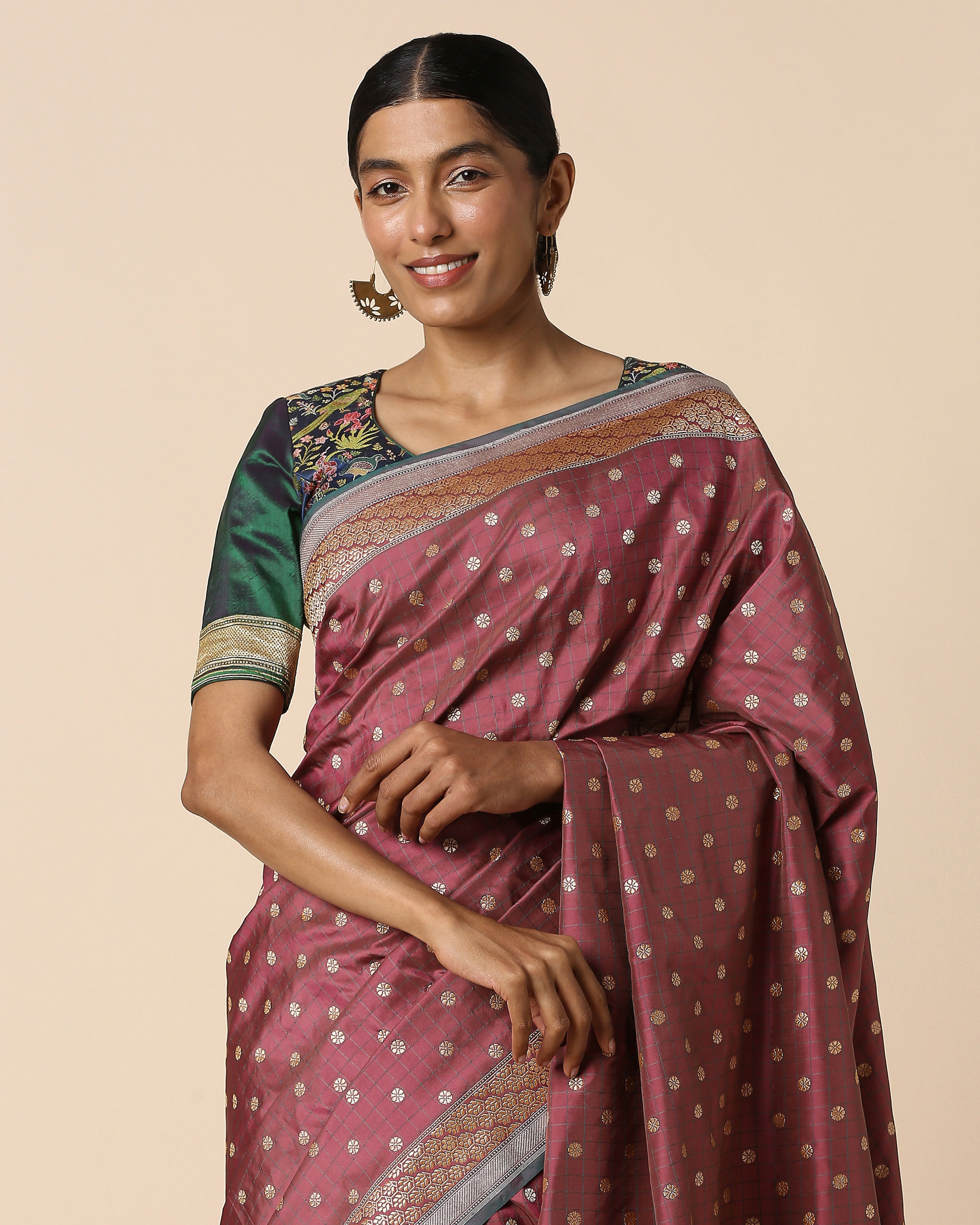 Saulika Banarasi Kadwa Silk Saree