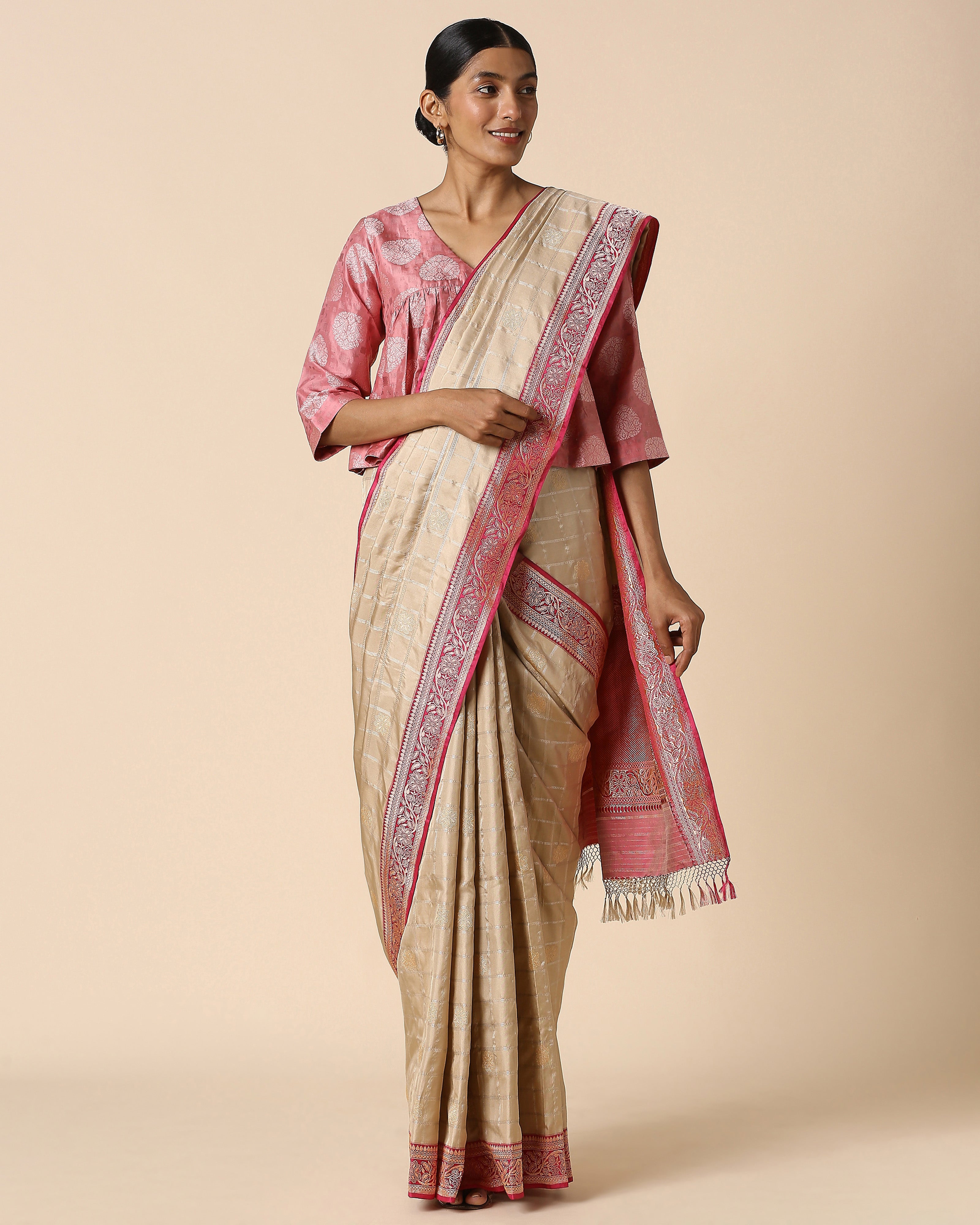 Parusa Banarasi Kadwa Silk Saree