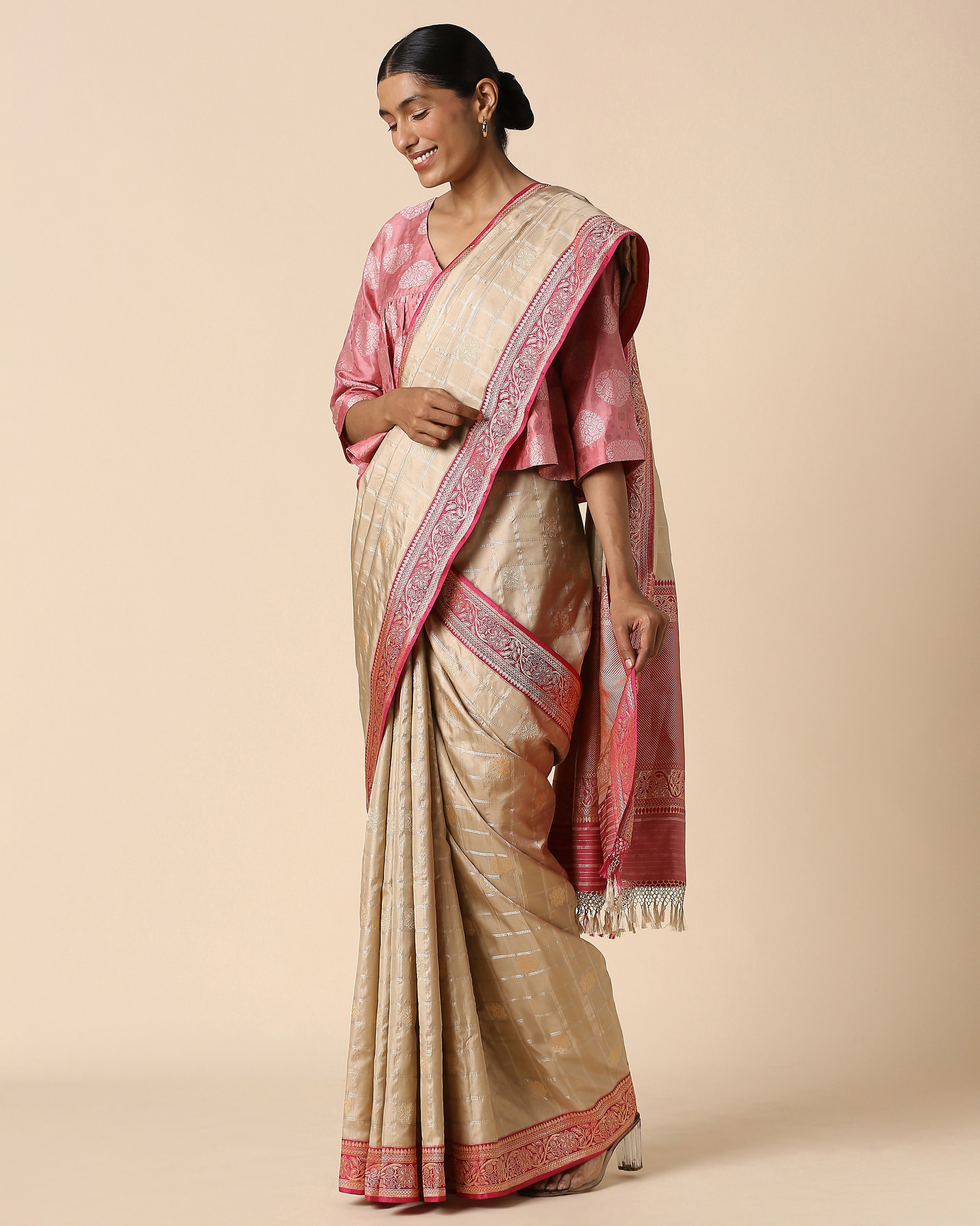 Parusa Banarasi Kadwa Silk Saree