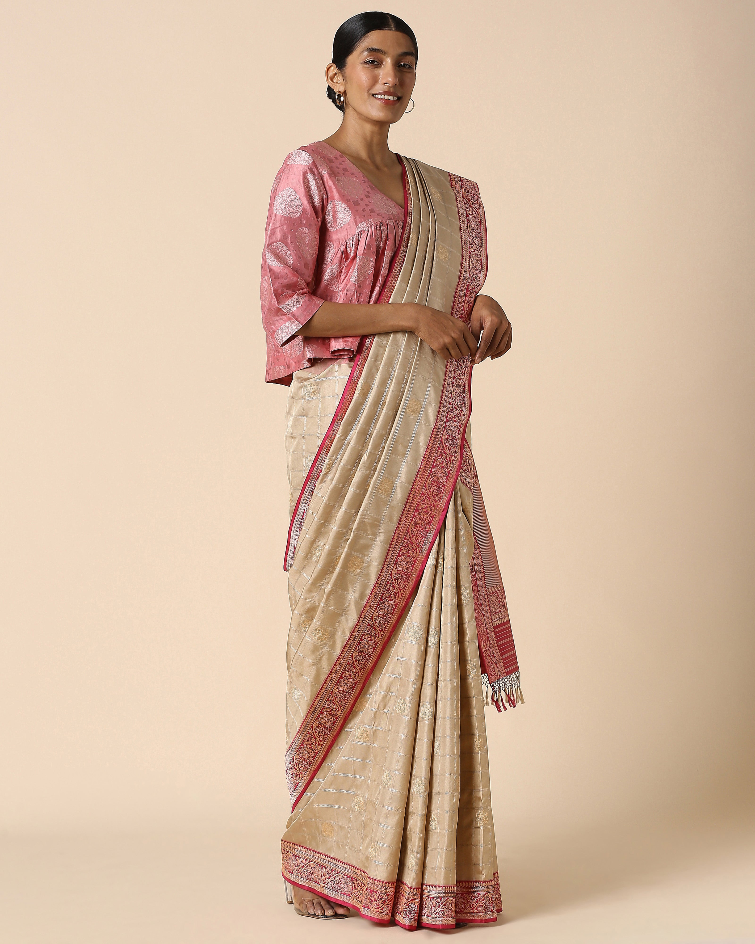 Parusa Banarasi Kadwa Silk Saree