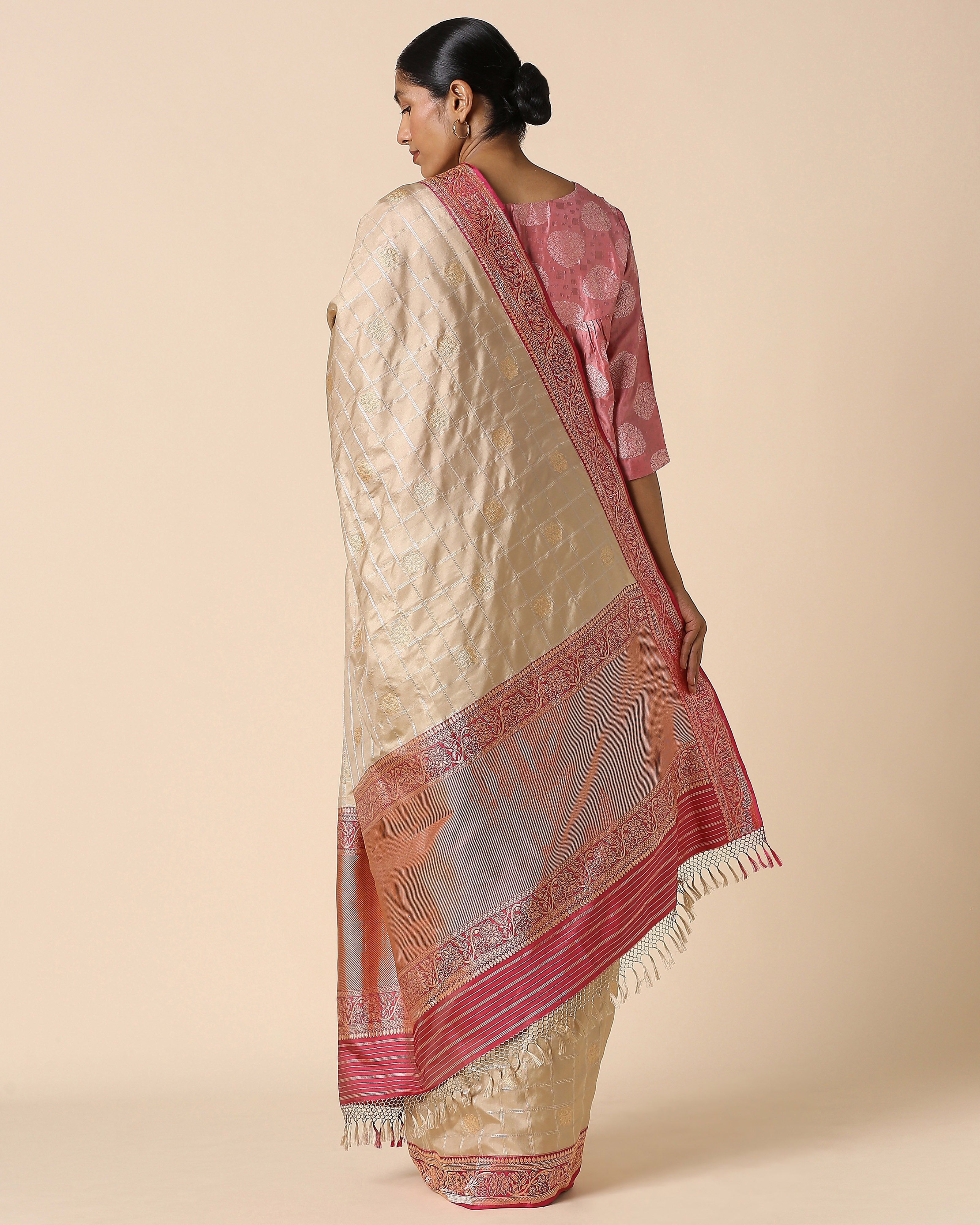 Parusa Banarasi Kadwa Silk Saree