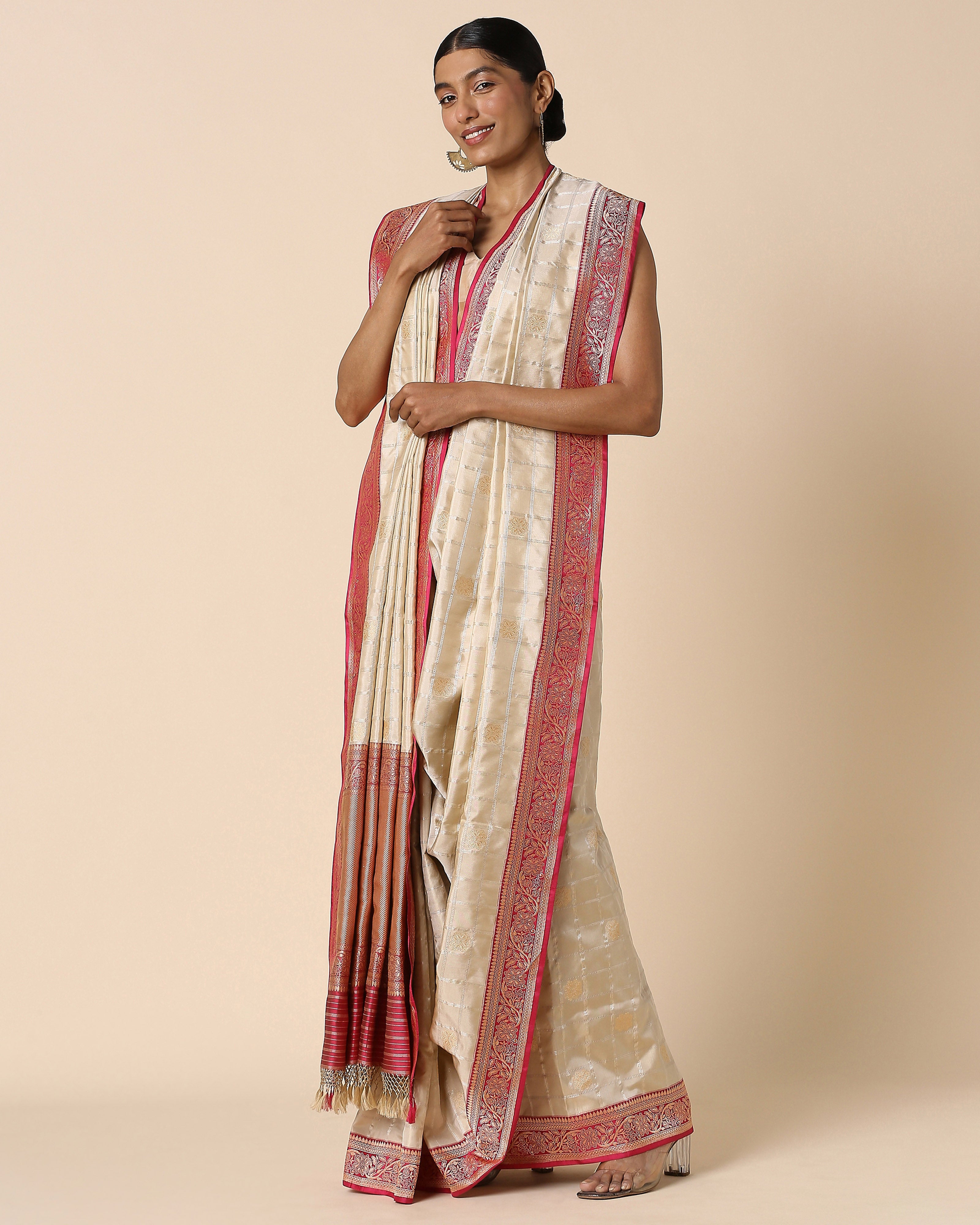 Parusa Banarasi Kadwa Silk Saree