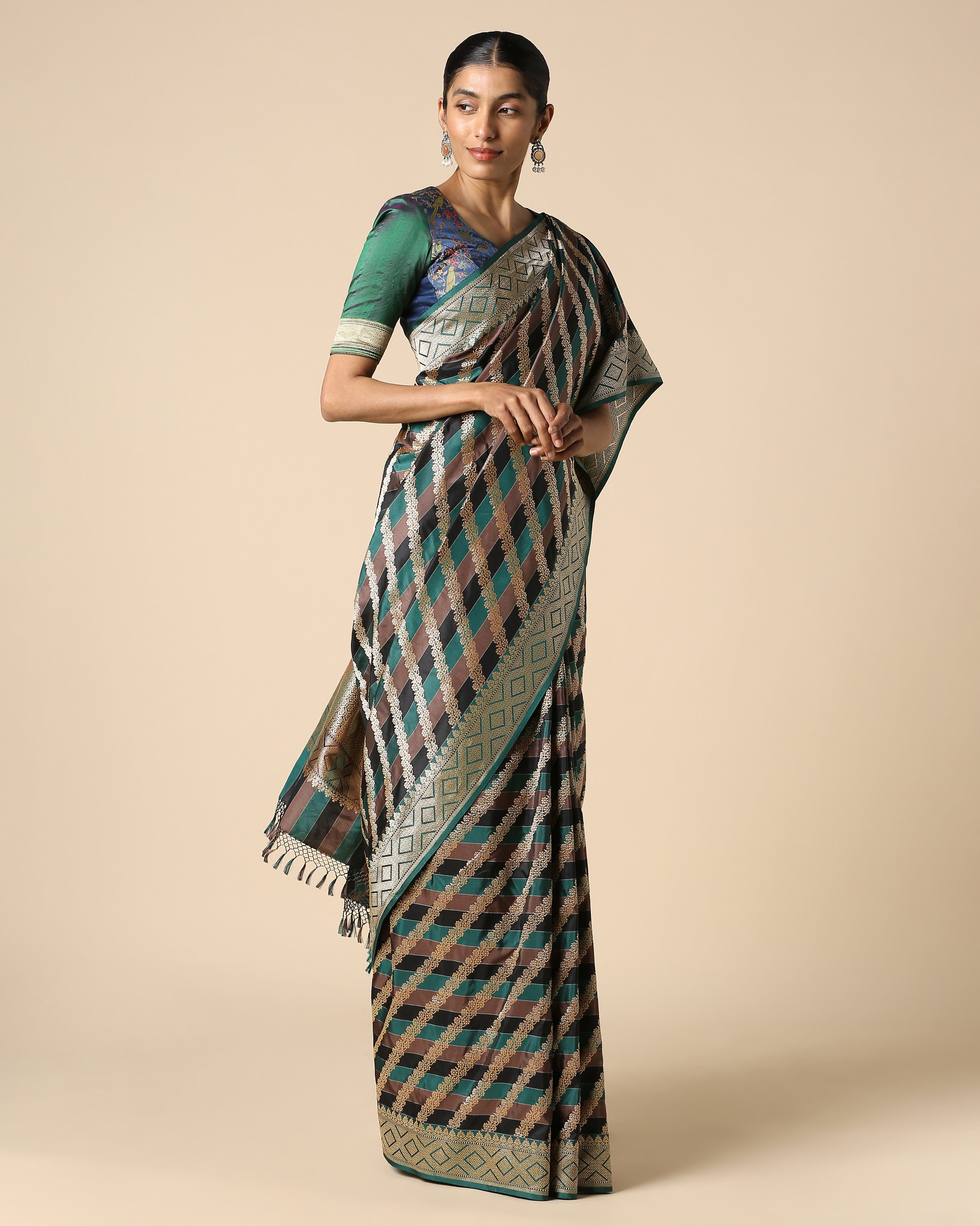 Samina Banarasi Kadwa Silk Saree