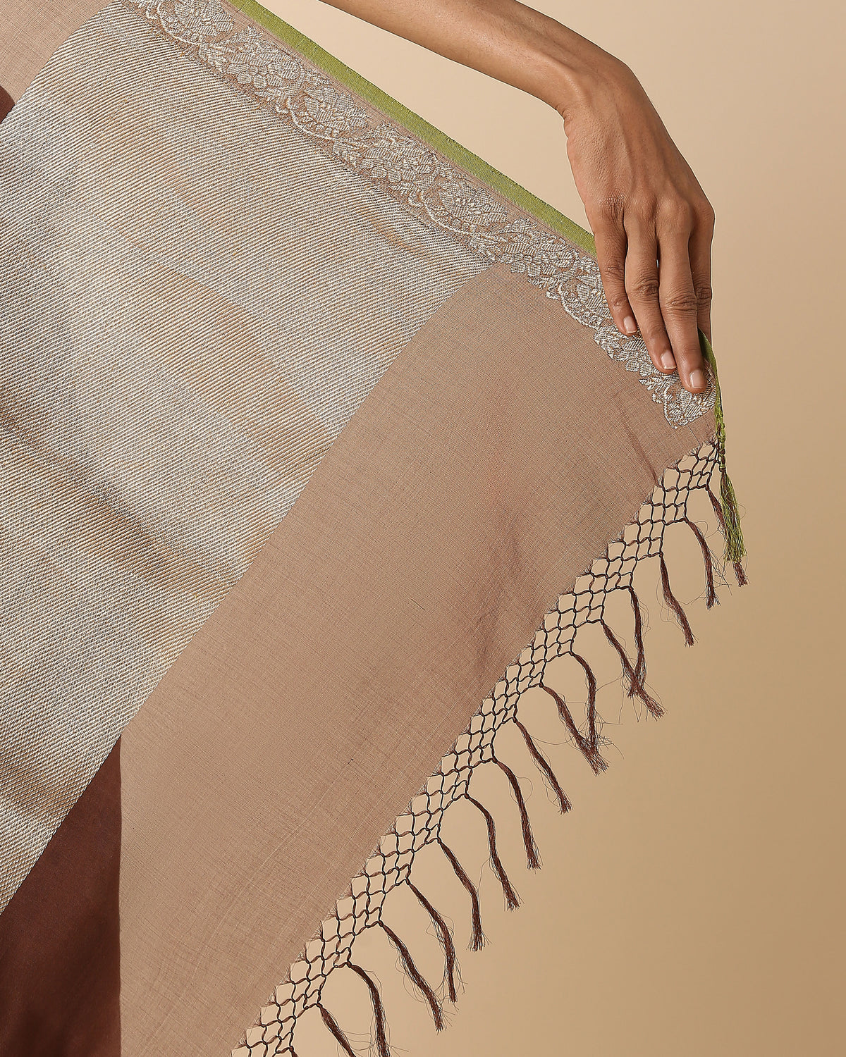 Pakhi Banarasi Kadwa Cotton Saree