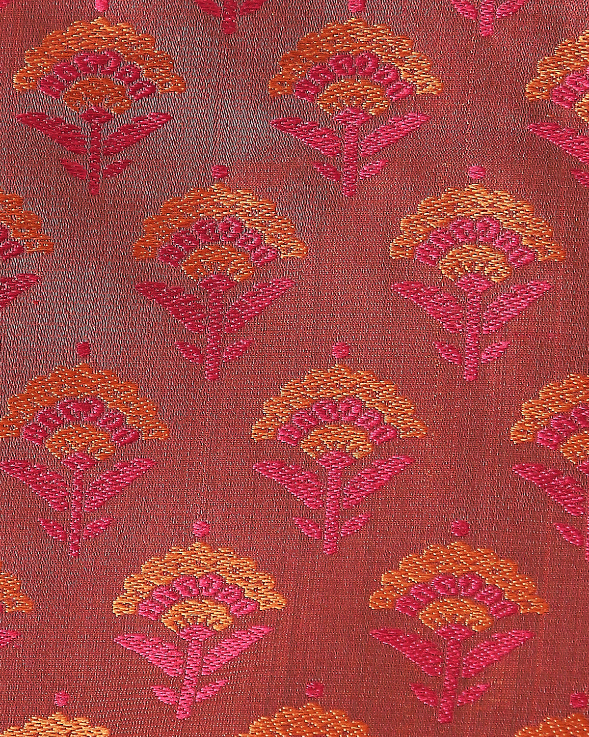Purna Banarasi Tanchoi Silk Suit Fabric