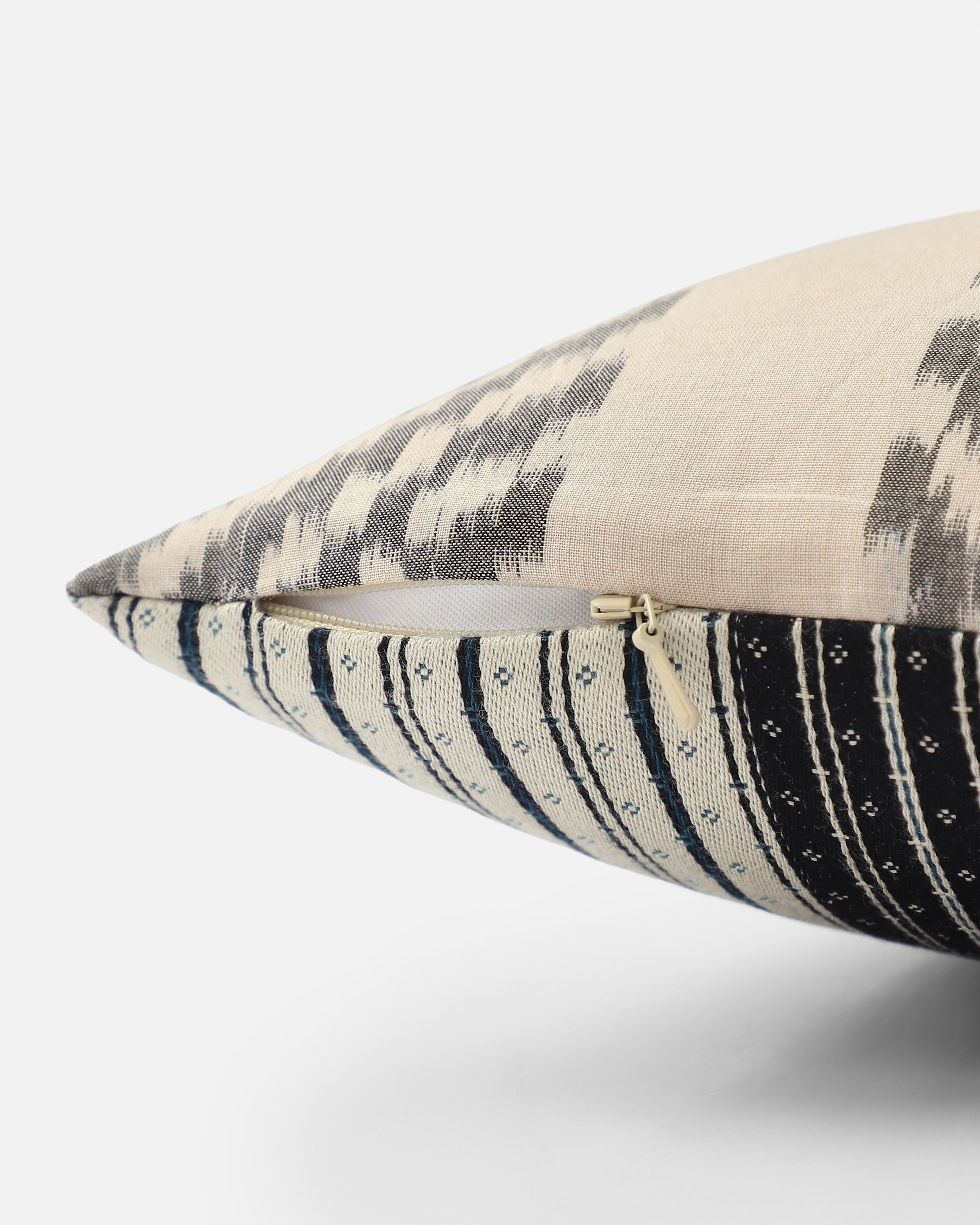 Srejal Pochampally Warp Ikat Cotton Cushion Cover
