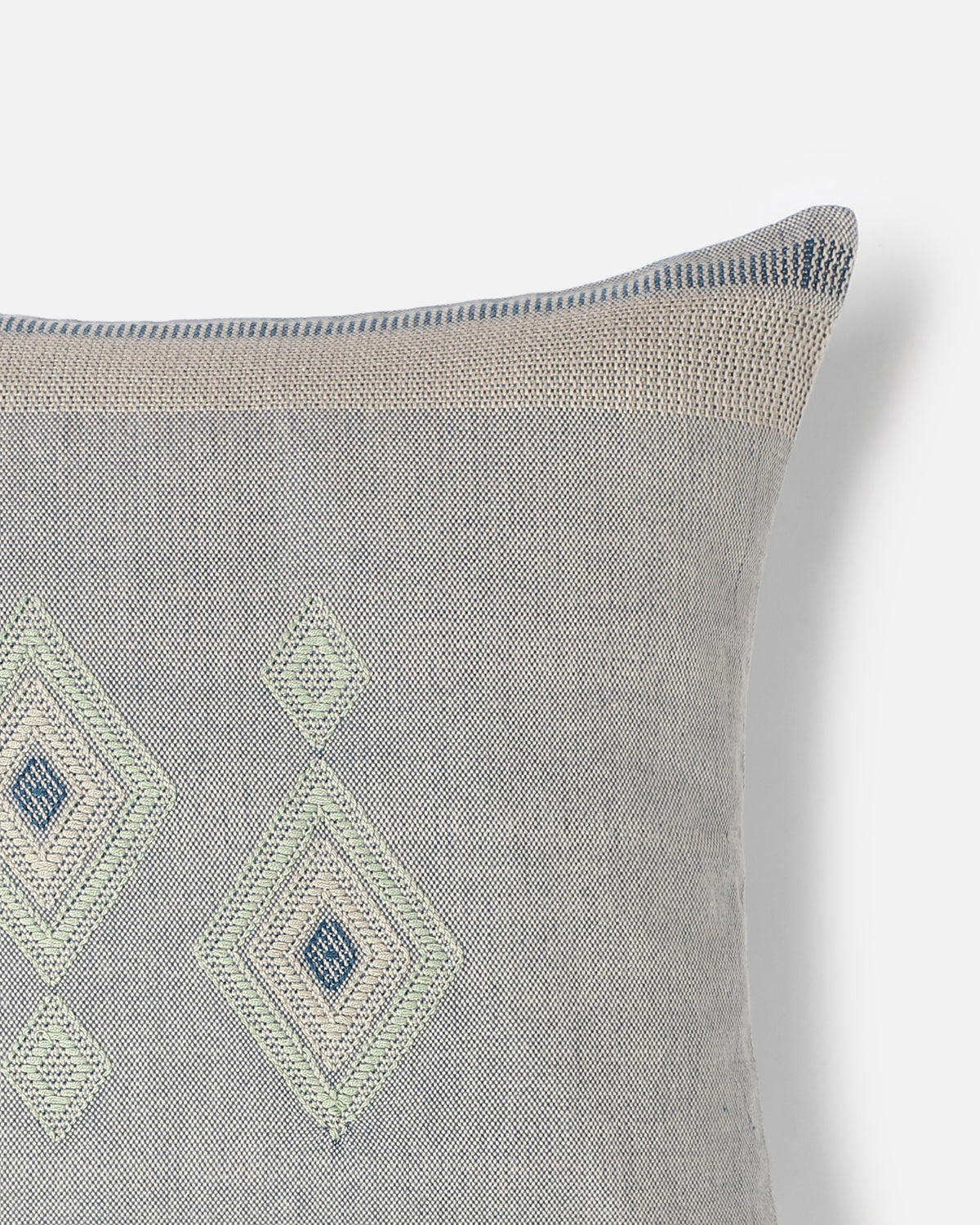 Spain Bhujodi Extra Weft Cotton Cushion Cover