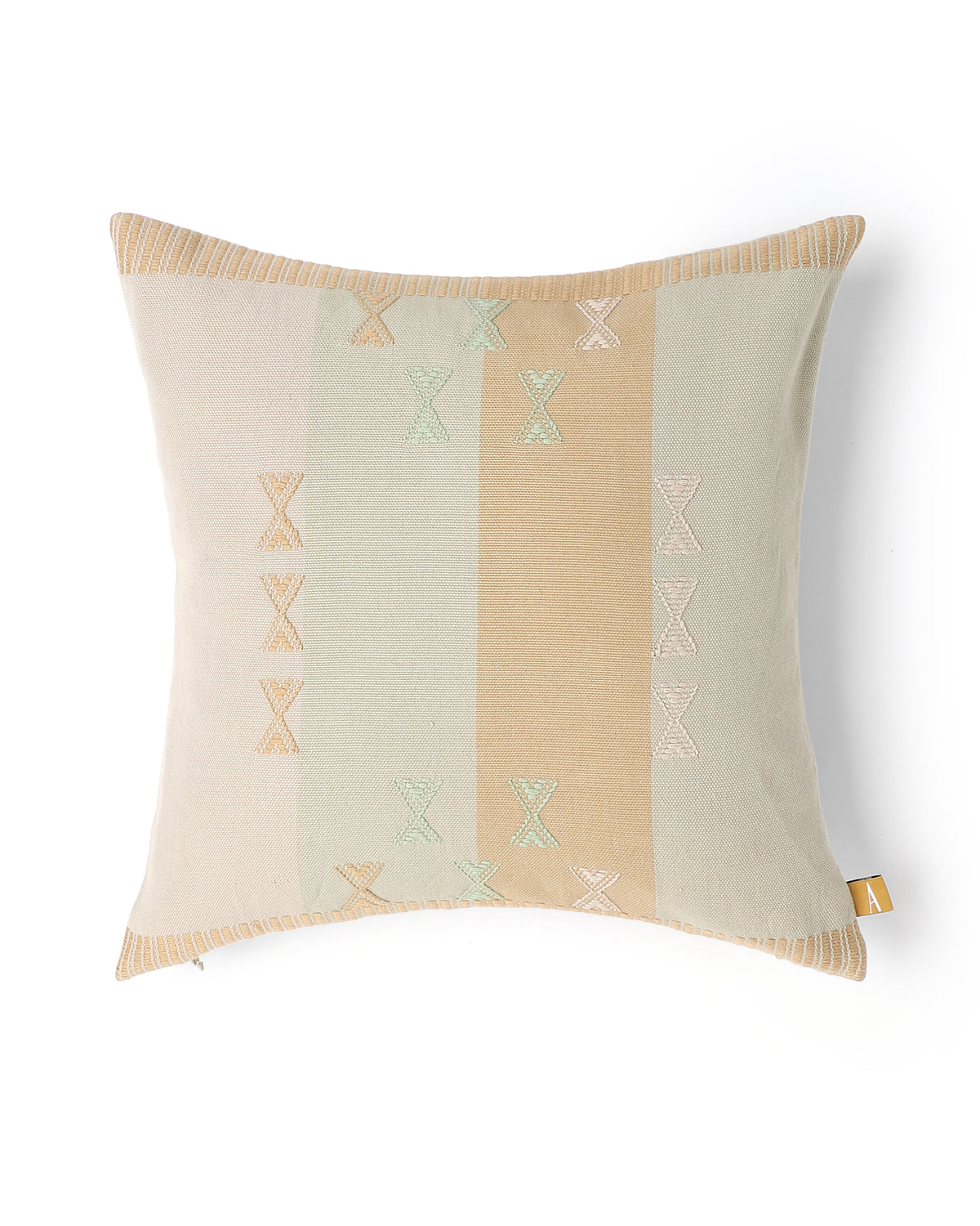 Sannay Bhujodi Extra Weft Cotton Cushion Cover