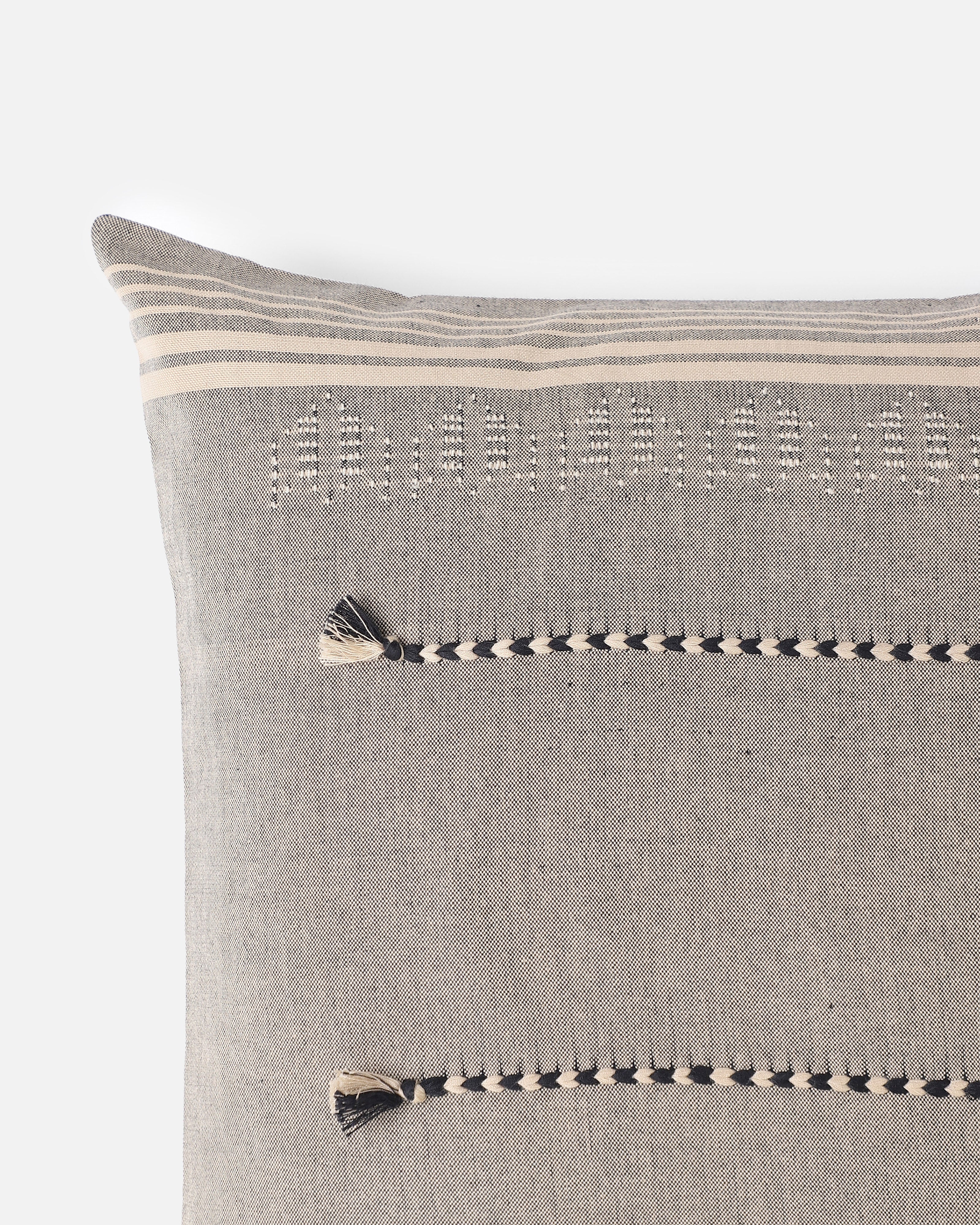 Taniya Bhujodi Tangalia Cotton Cushion Cover