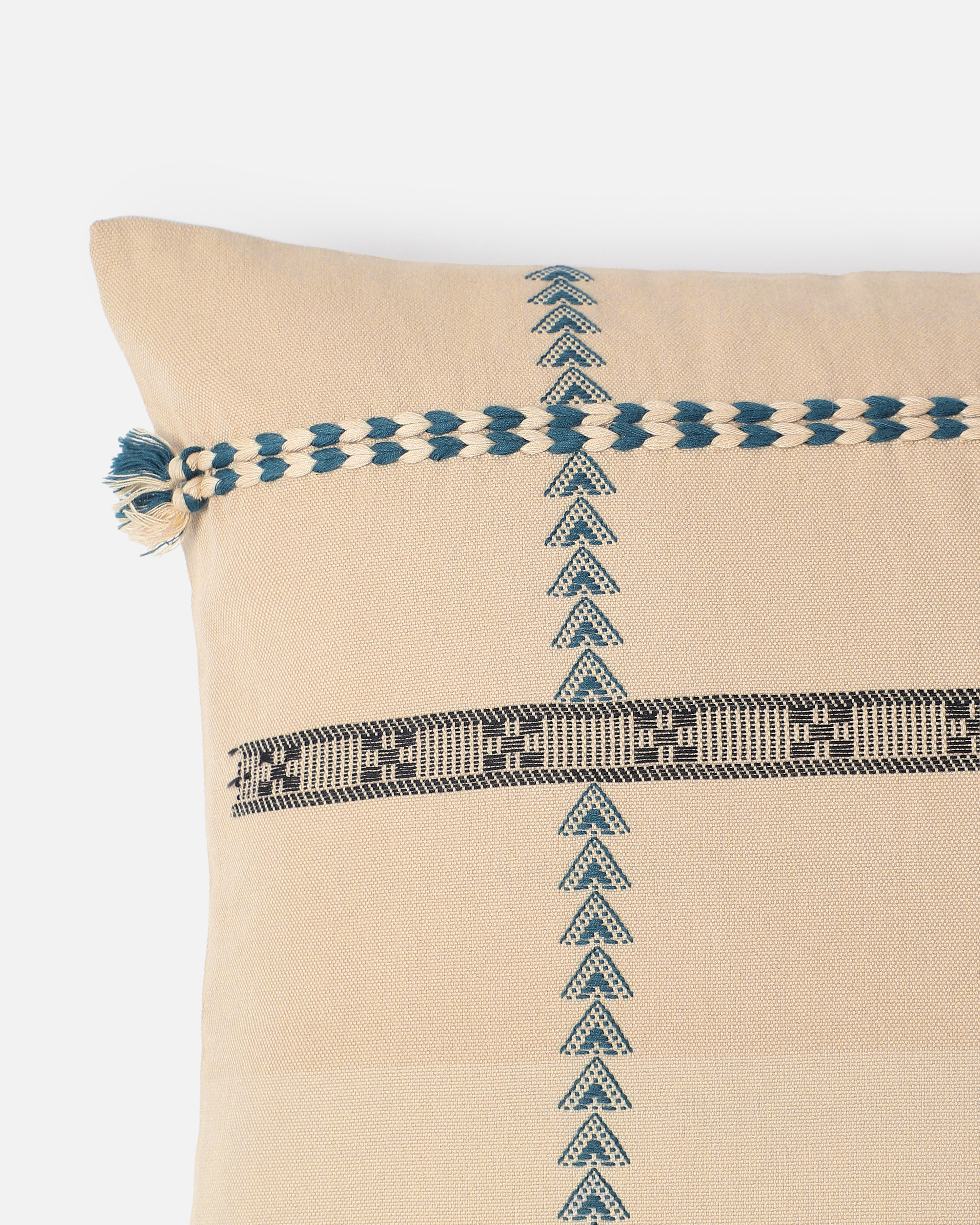 Mehul Bhujodi Extra Weft Cotton Cushion Cover