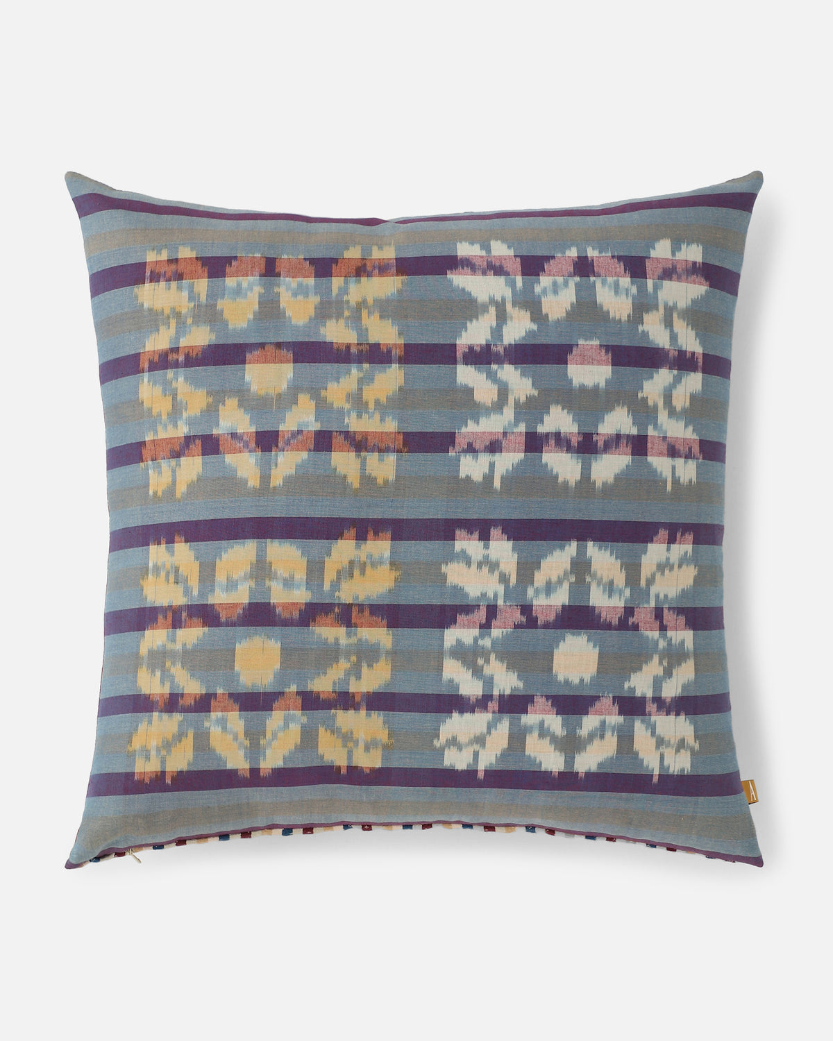 Carmen Pochampally Weft Ikat Cotton Cushion Cover