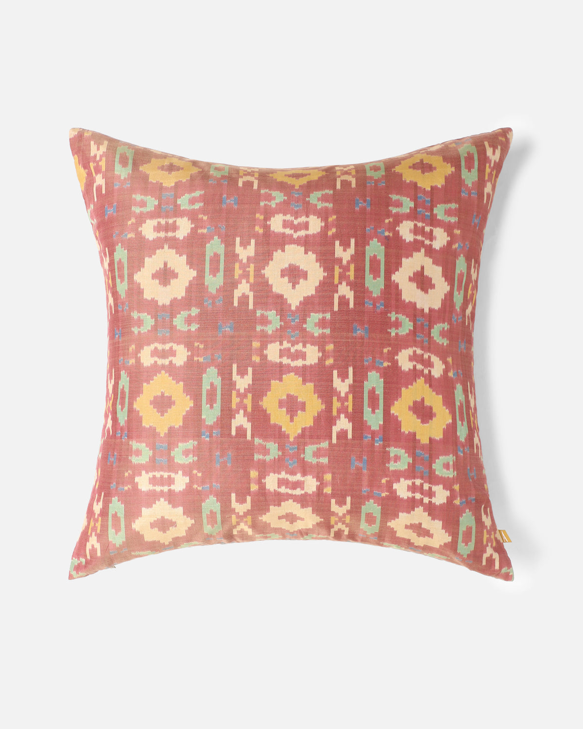 Calli Pochampally Warp Ikat Silk Cotton Cushion Cover
