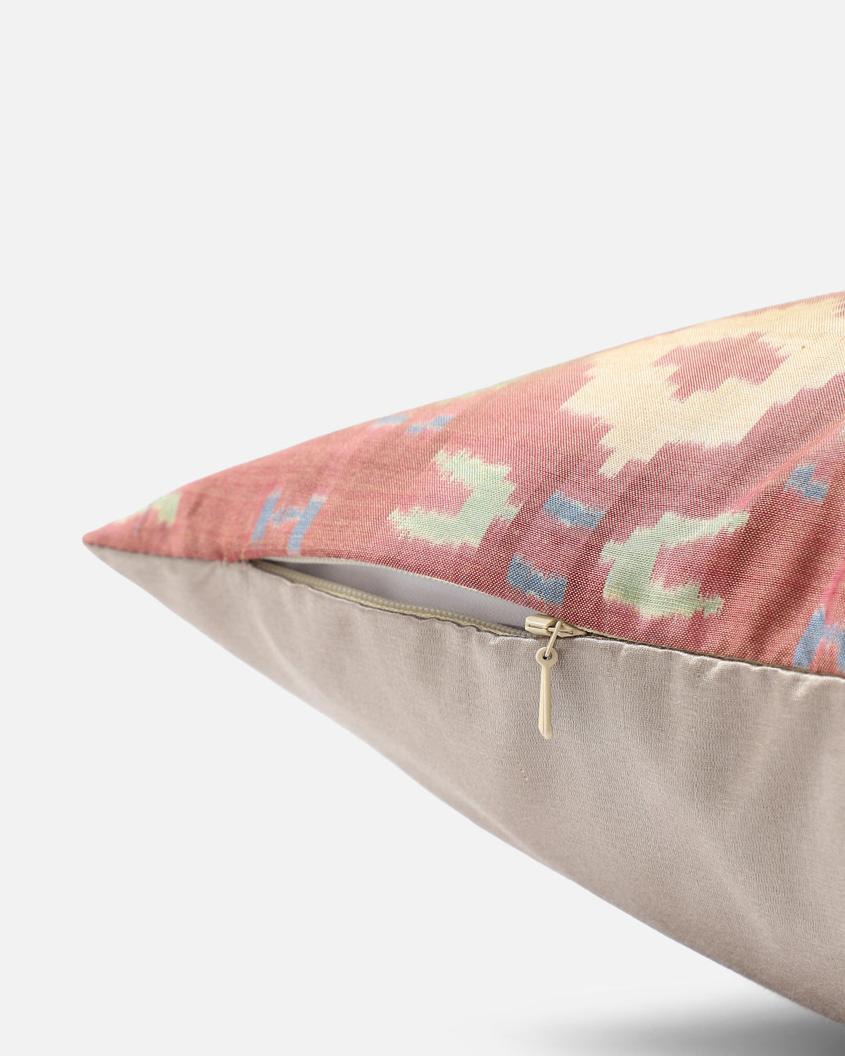 Calli Pochampally Warp Ikat Silk Cotton Cushion Cover