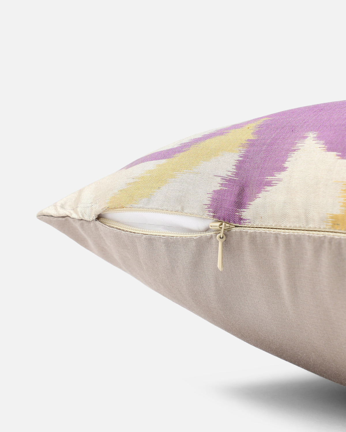 Varuni Pochampally Weft Ikat Cotton Silk Cushion Cover