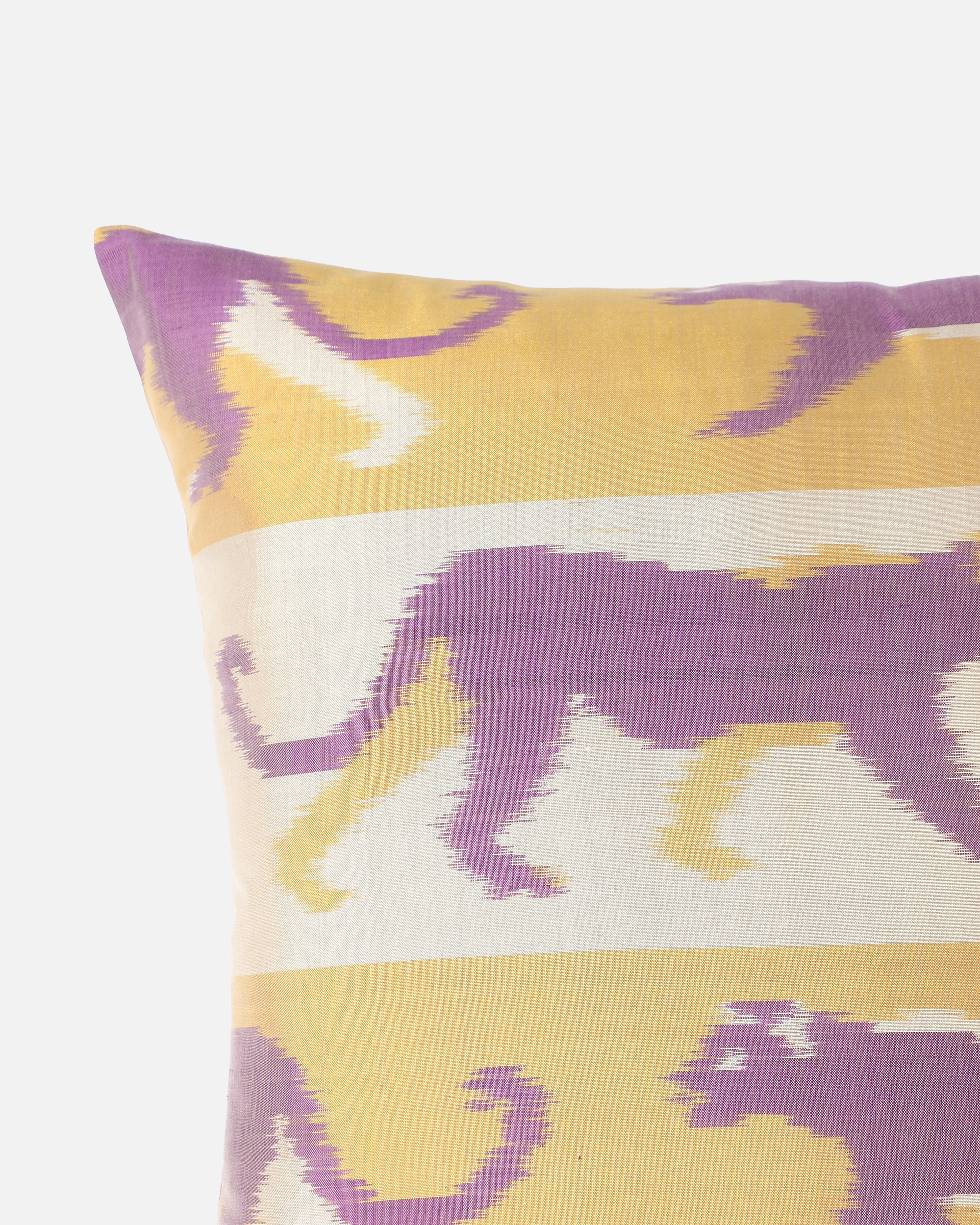 Varuni Pochampally Weft Ikat Cotton Silk Cushion Cover