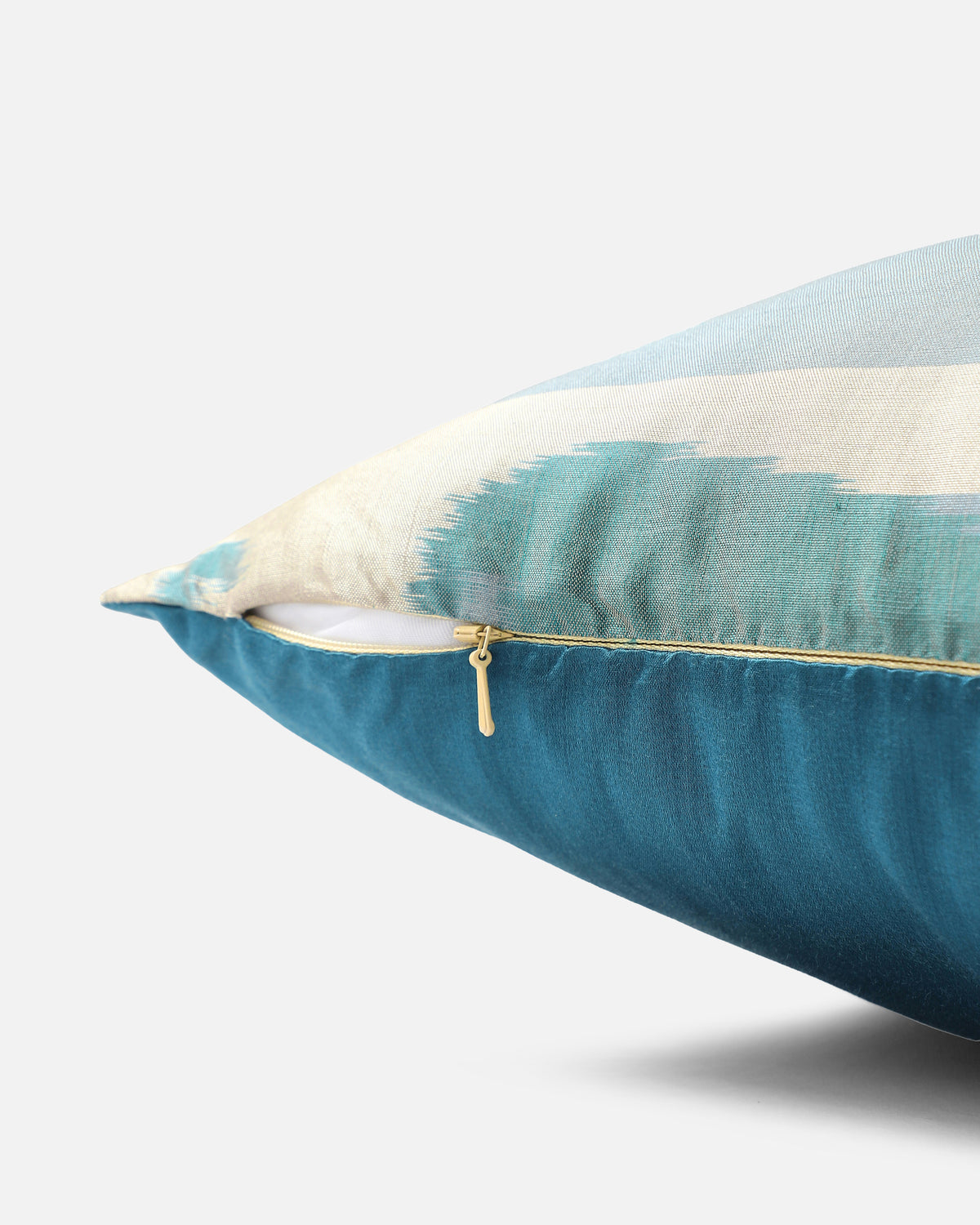 Varuni Pochampally Weft Ikat Cotton Silk Cushion Cover
