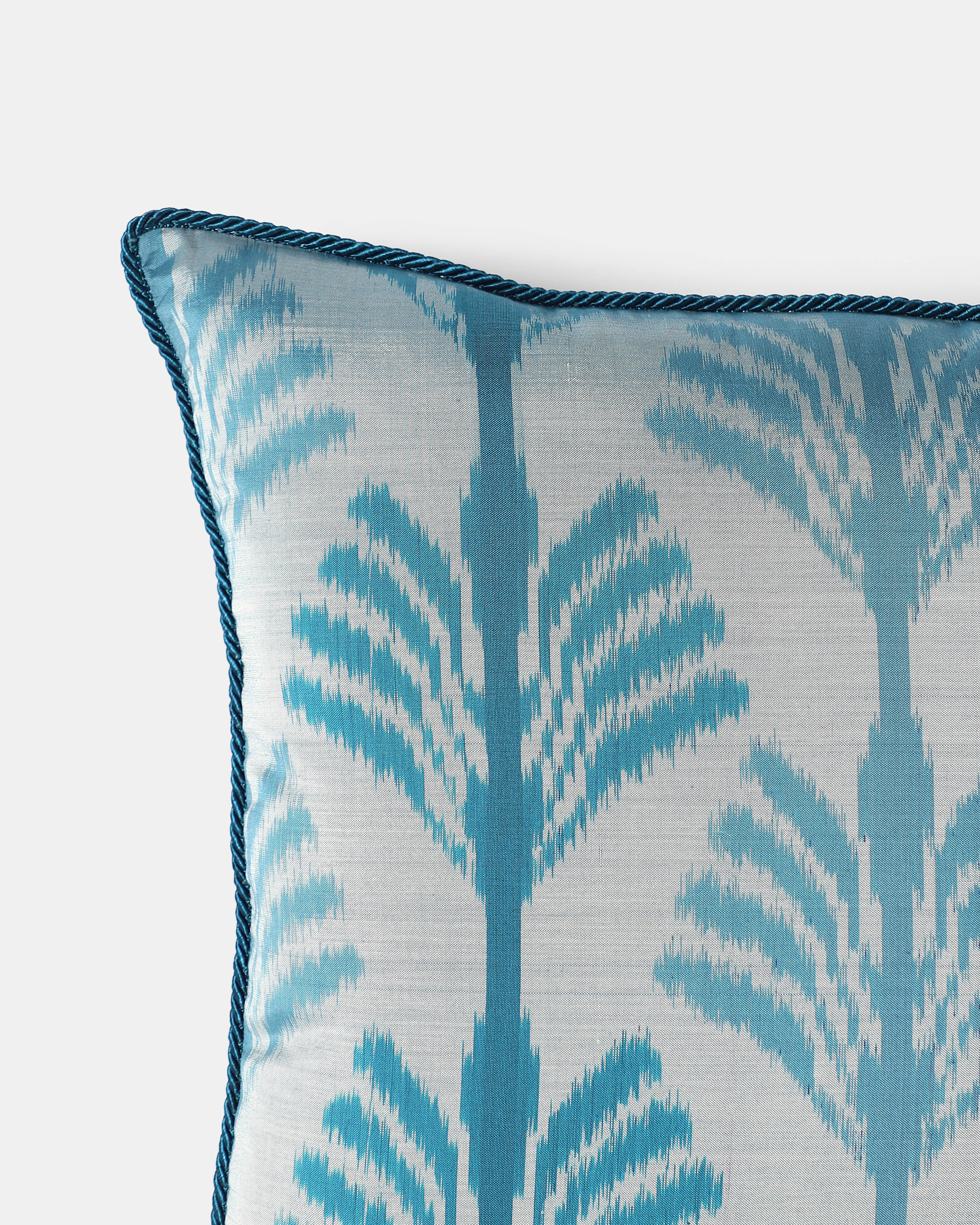 Vasu Pochampally Weft Ikat Cotton Silk Cushion Cover