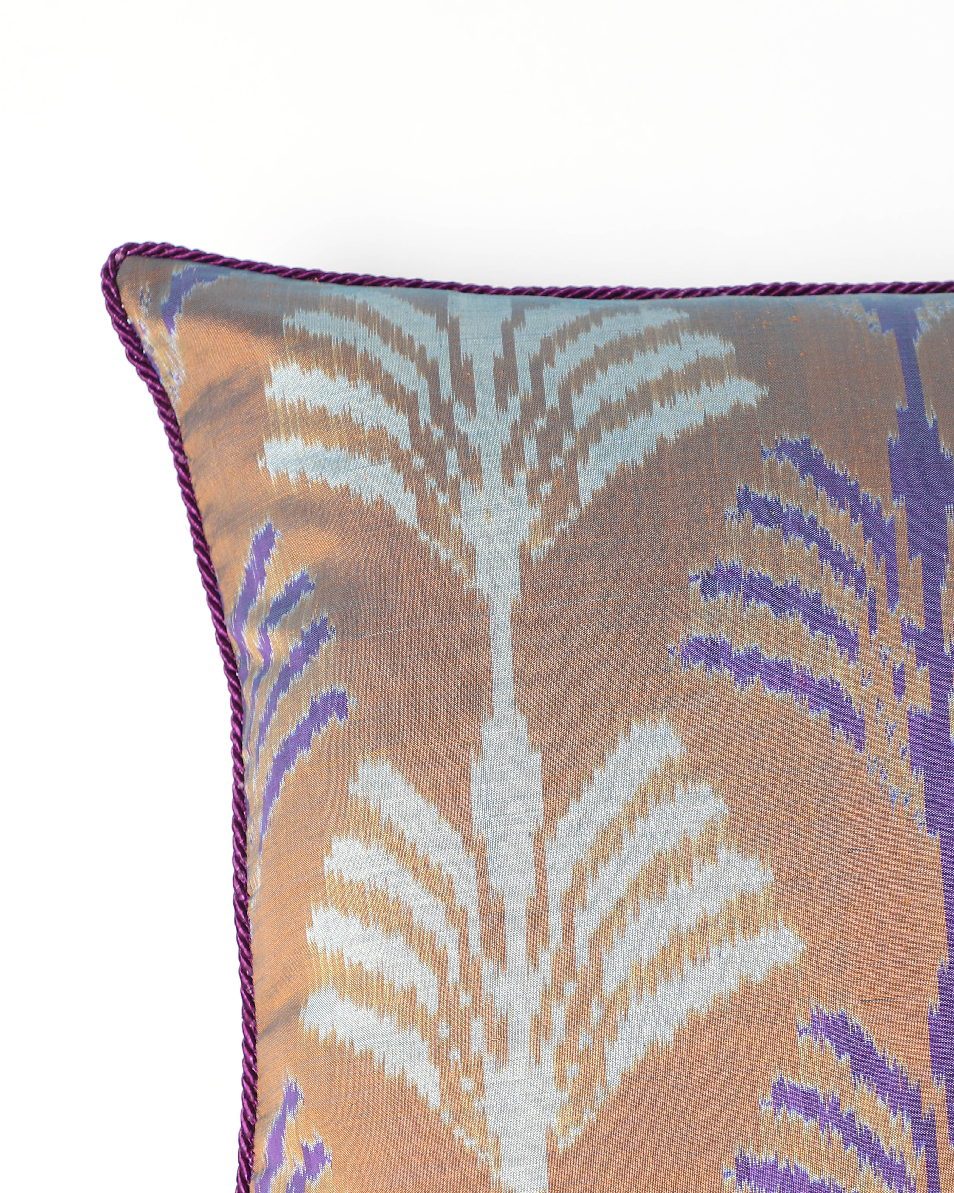 Vasu Pochampally Weft Ikat Cotton Silk Cushion Cover