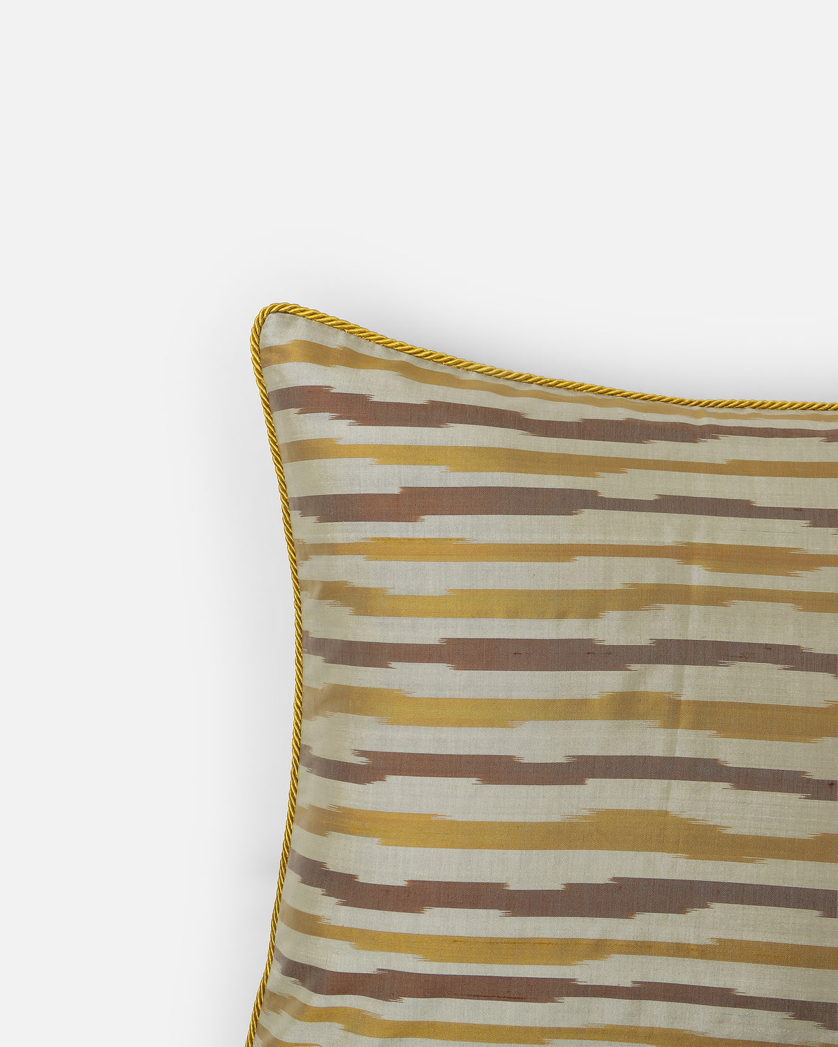 Bosque Pochampally Weft Ikat Cotton Silk Cushion Cover
