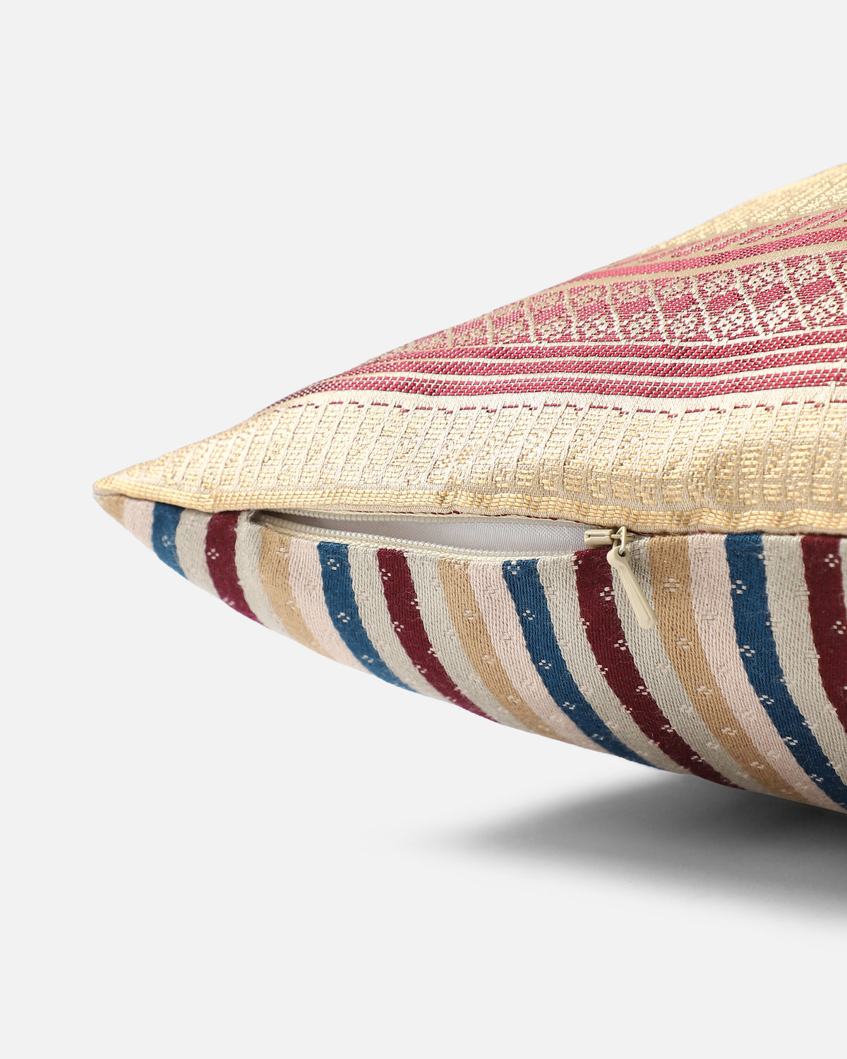 Raasi Banarasi Gyasar Silk Viscose Cushion Cover
