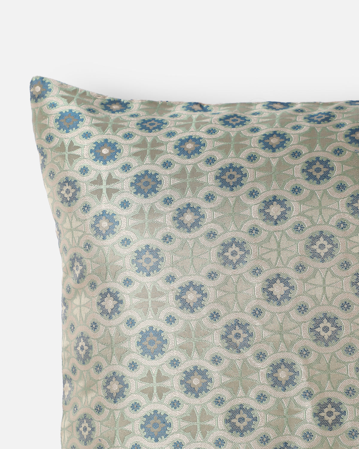 Agustin Banarasi Tanchoi Silk Cushion Cover