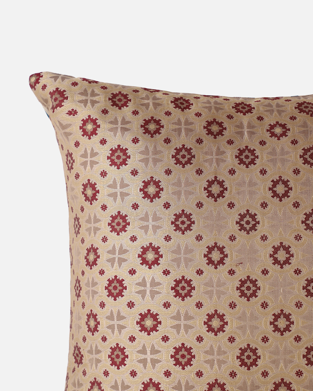Agustin Banarasi Tanchoi Silk Cushion Cover