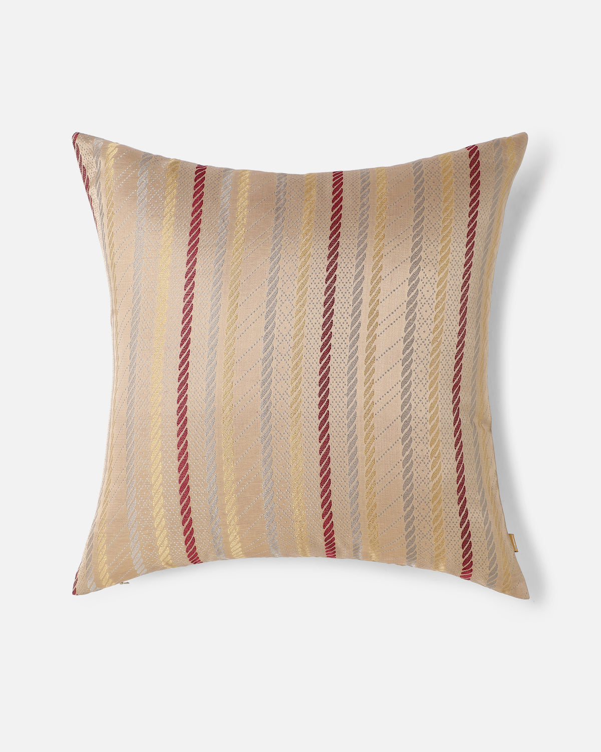 Aurora Banarasi Tanchoi Silk Cushion Cover