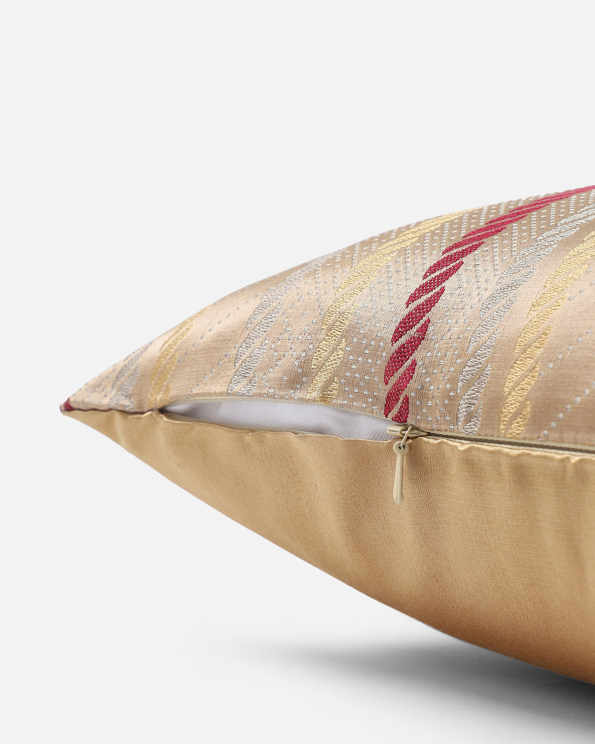 Aurora Banarasi Tanchoi Silk Cushion Cover