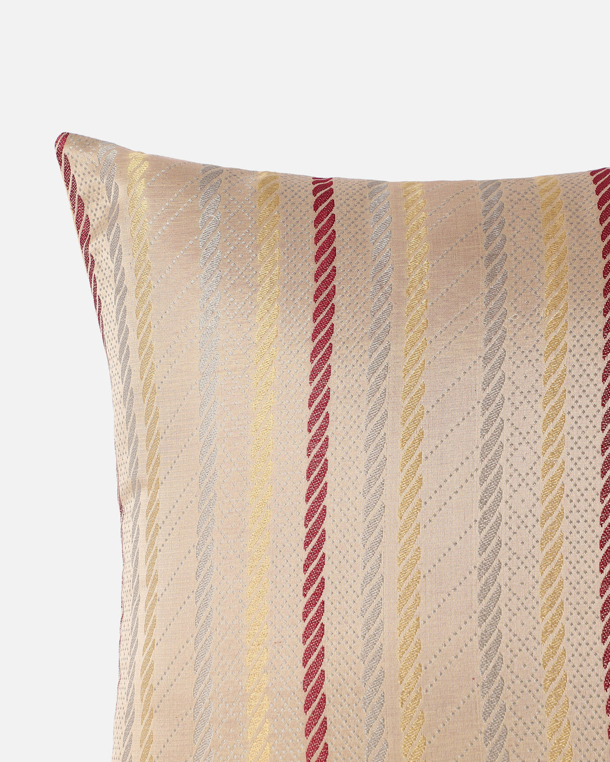 Aurora Banarasi Tanchoi Silk Cushion Cover