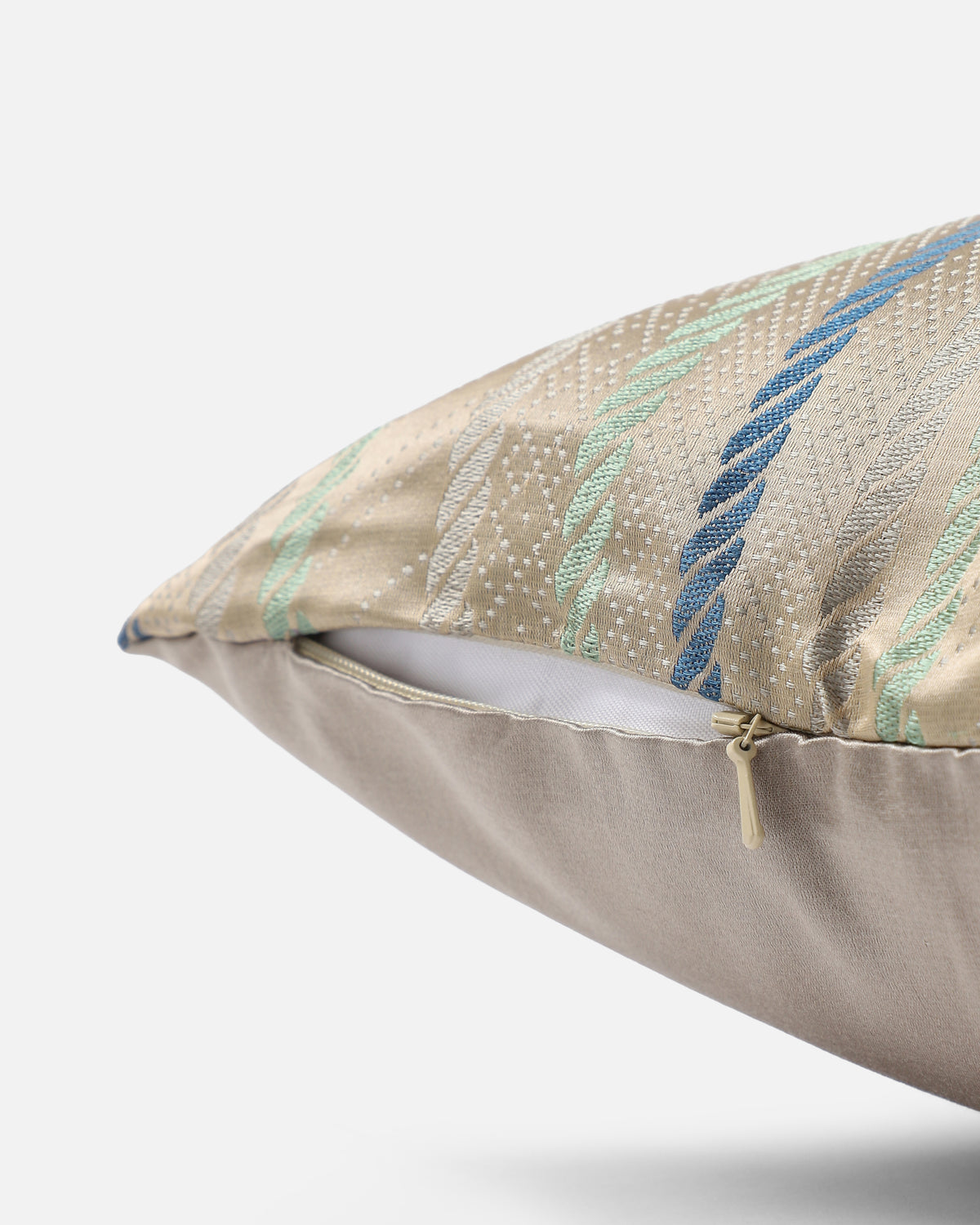 Aurora Banarasi Tanchoi Silk Cushion Cover