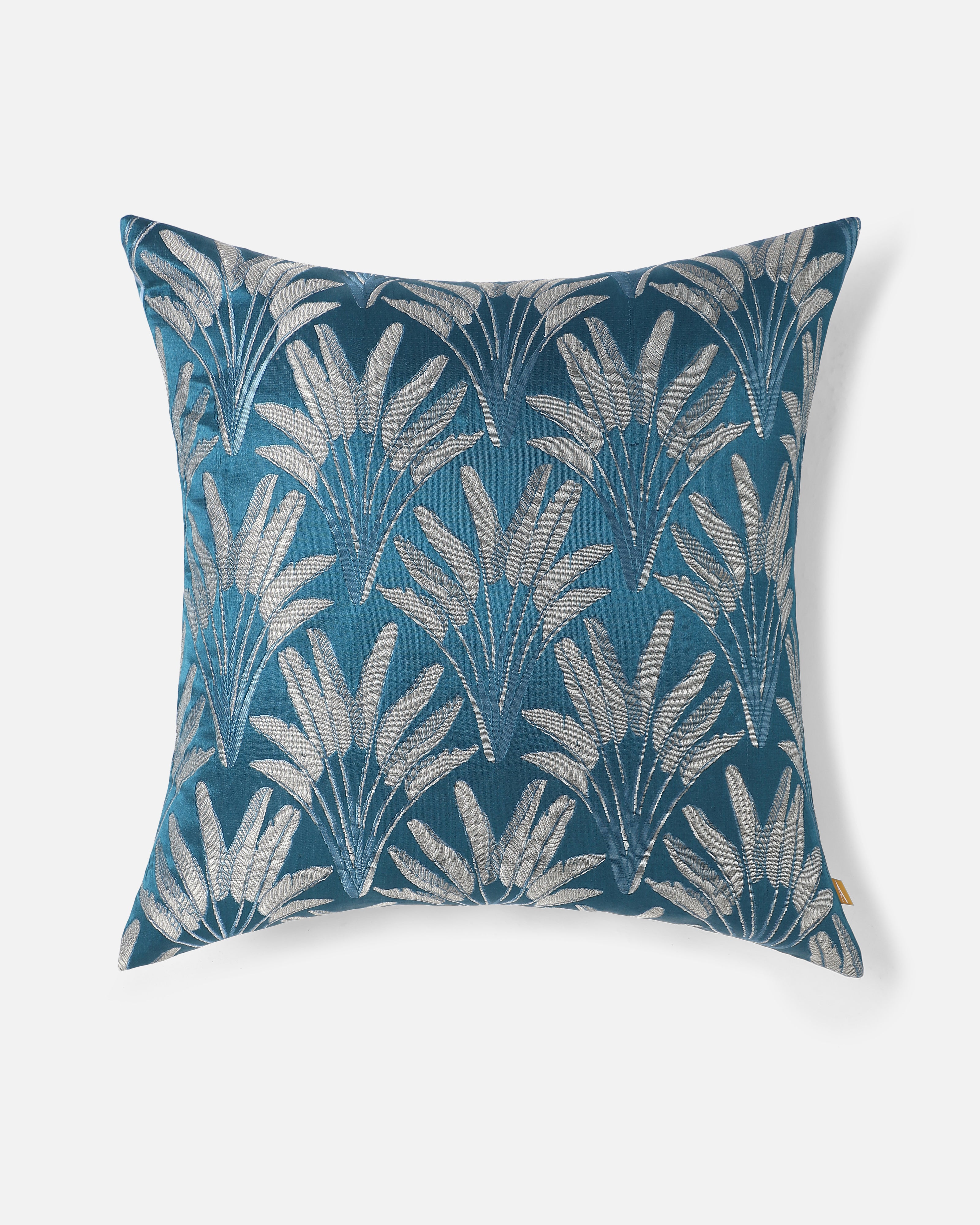 Asoka Banarasi Satin Brocade Silk Viscose Cushion Cover