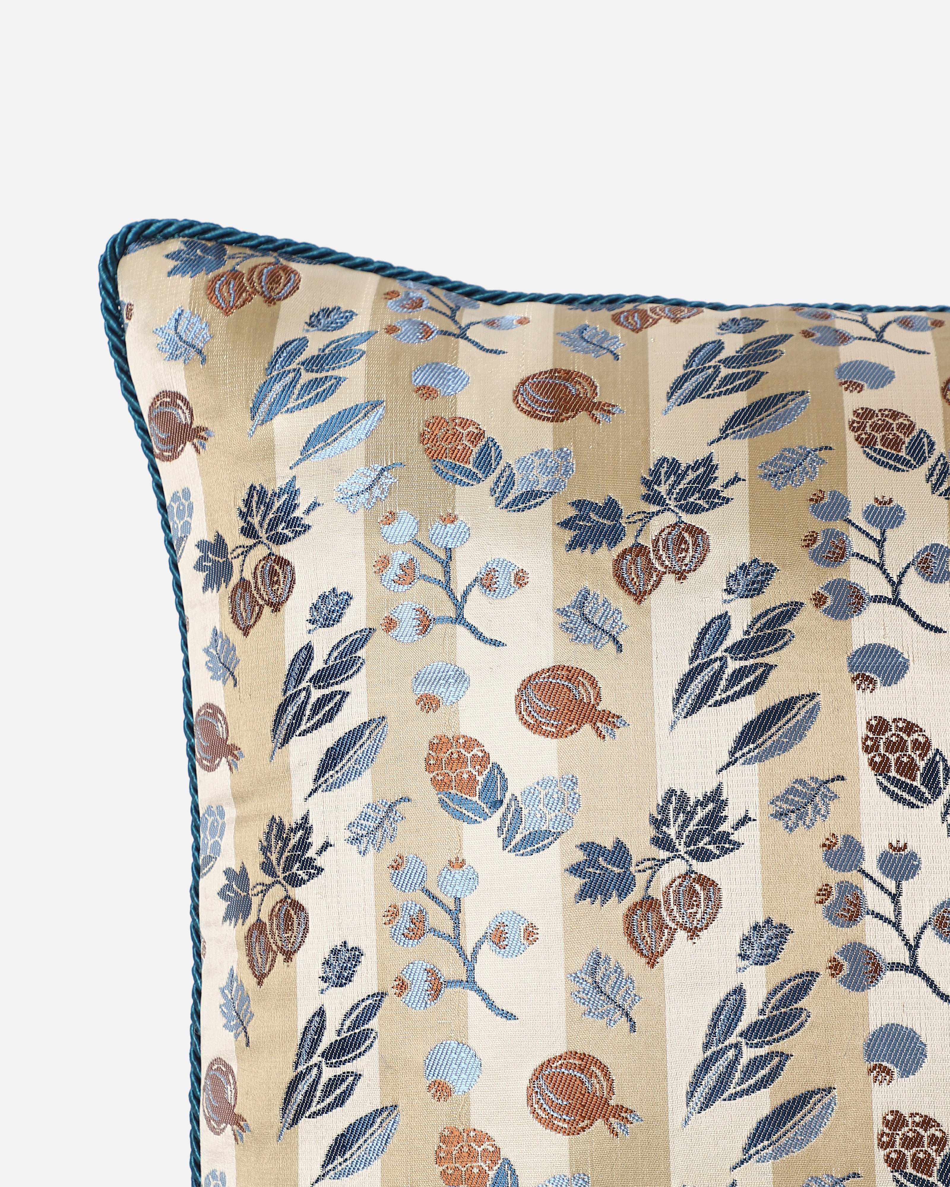 Baie Banarasi Satin Brocade Silk Viscose Cushion Cover