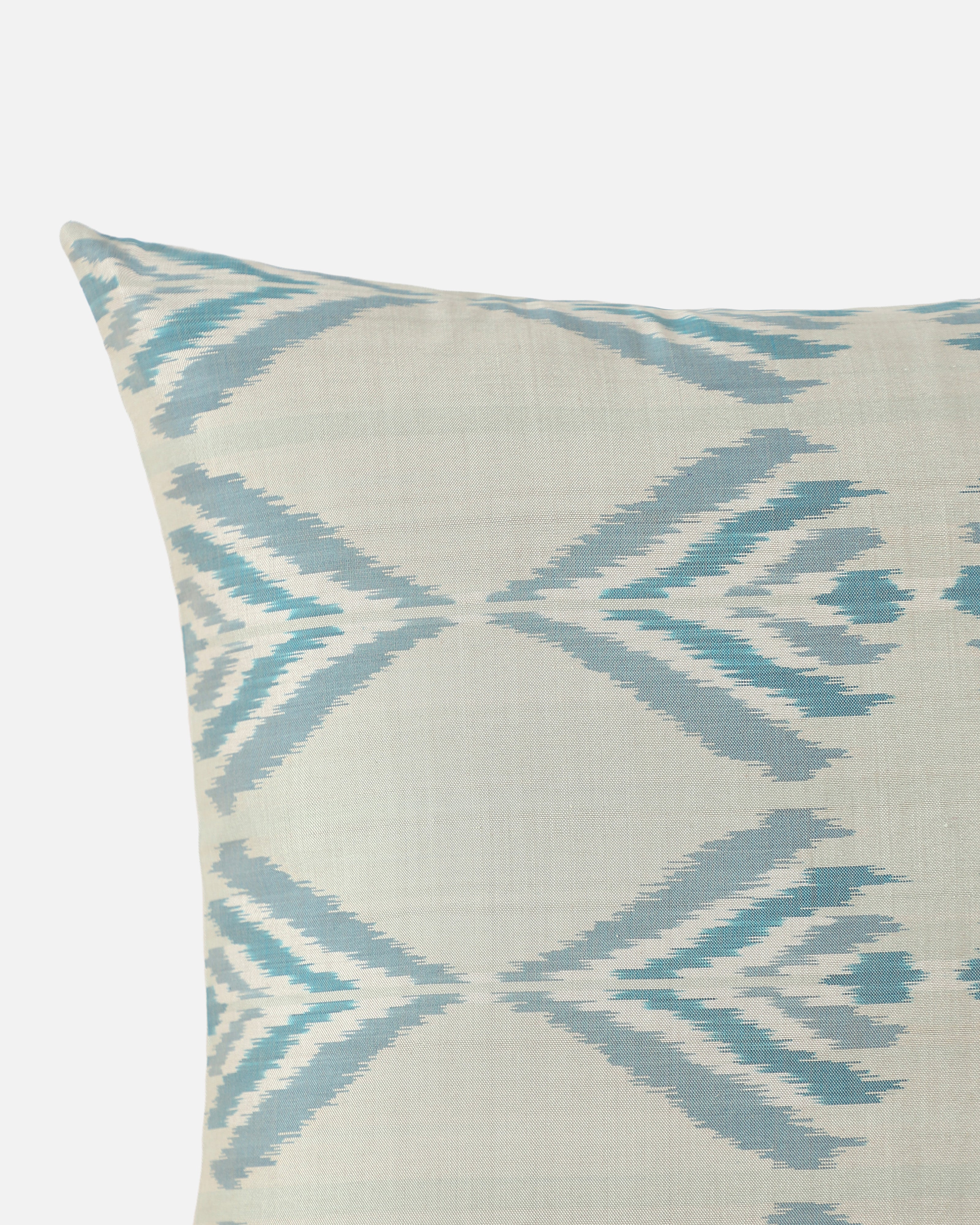 Pallava Pochampally Weft Ikat Cotton Silk Cushion Cover