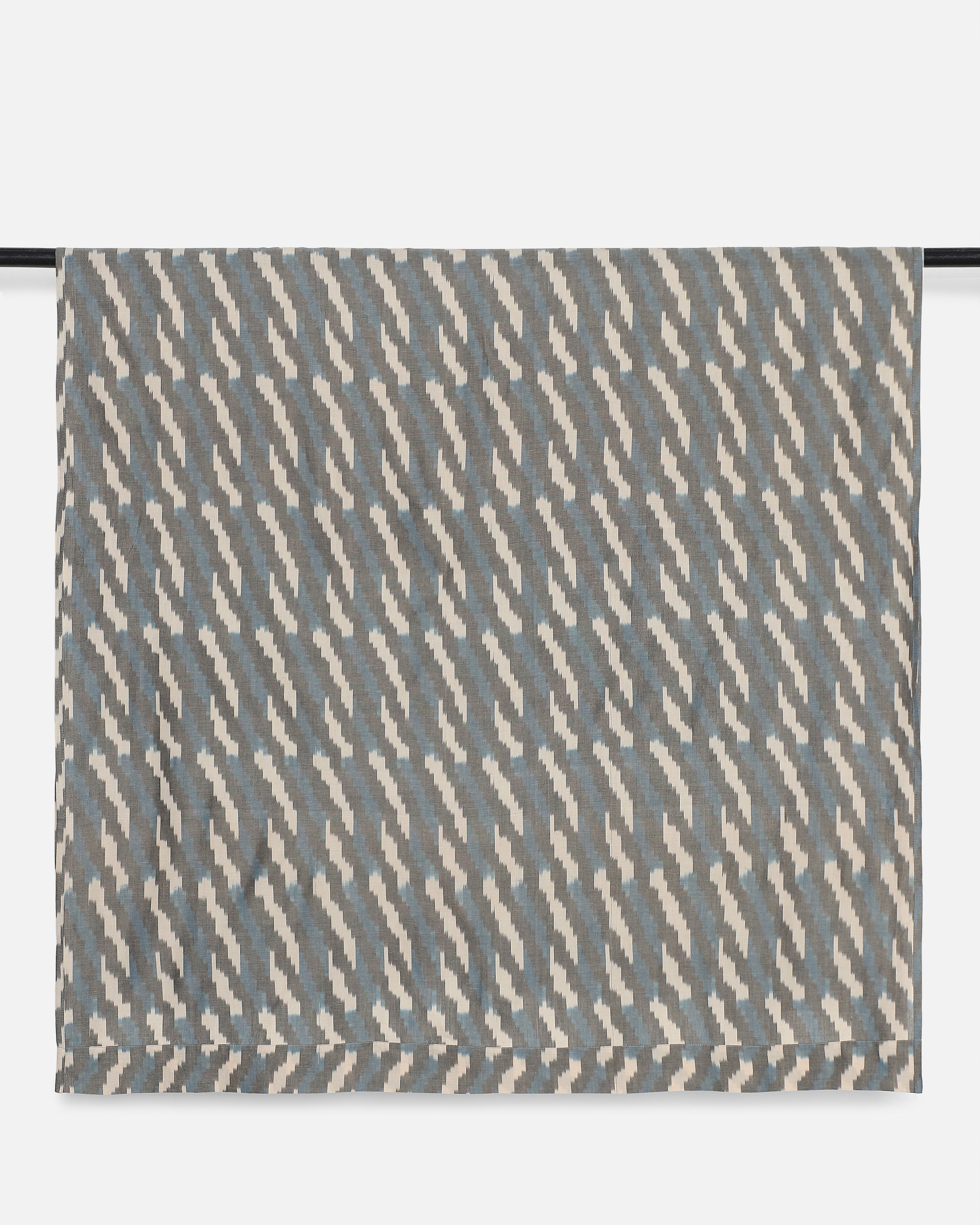 Amro Pochampally Warp Ikat Cotton Curtain