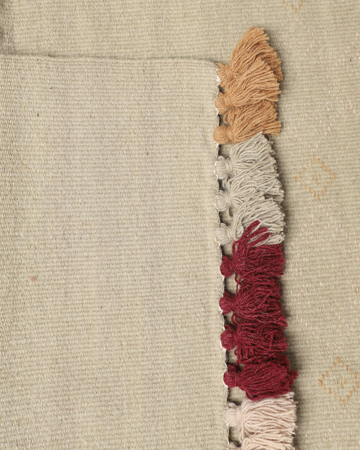 Cino Bhujodi Extra Weft Cotton Wool Rug