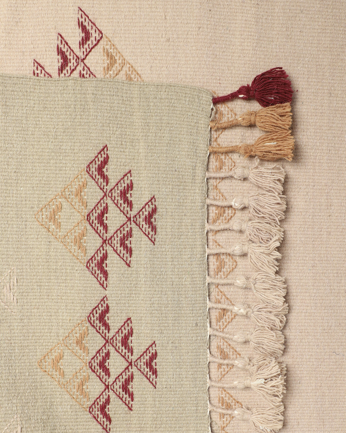 Paulo Bhujodi Extra Weft Cotton Wool Rug