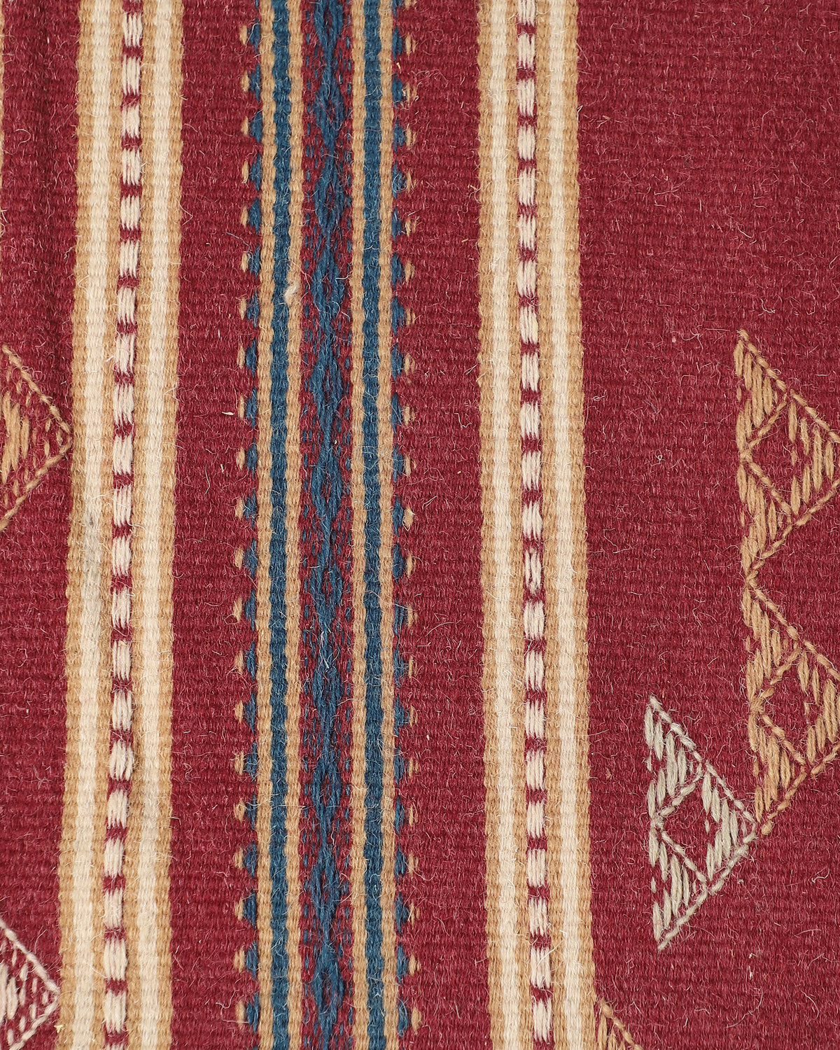 Paulaa Bhujodi Extra Weft Cotton Wool Rug