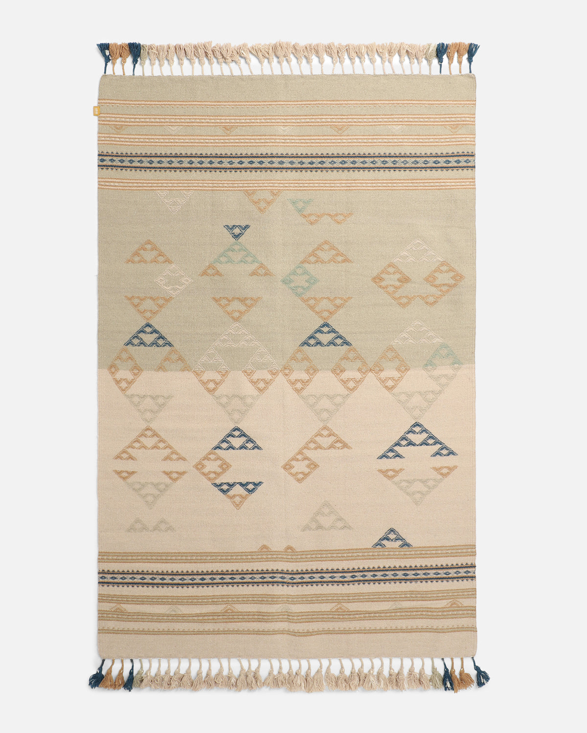 Paulaa Bhujodi Extra Weft Cotton Wool Rug
