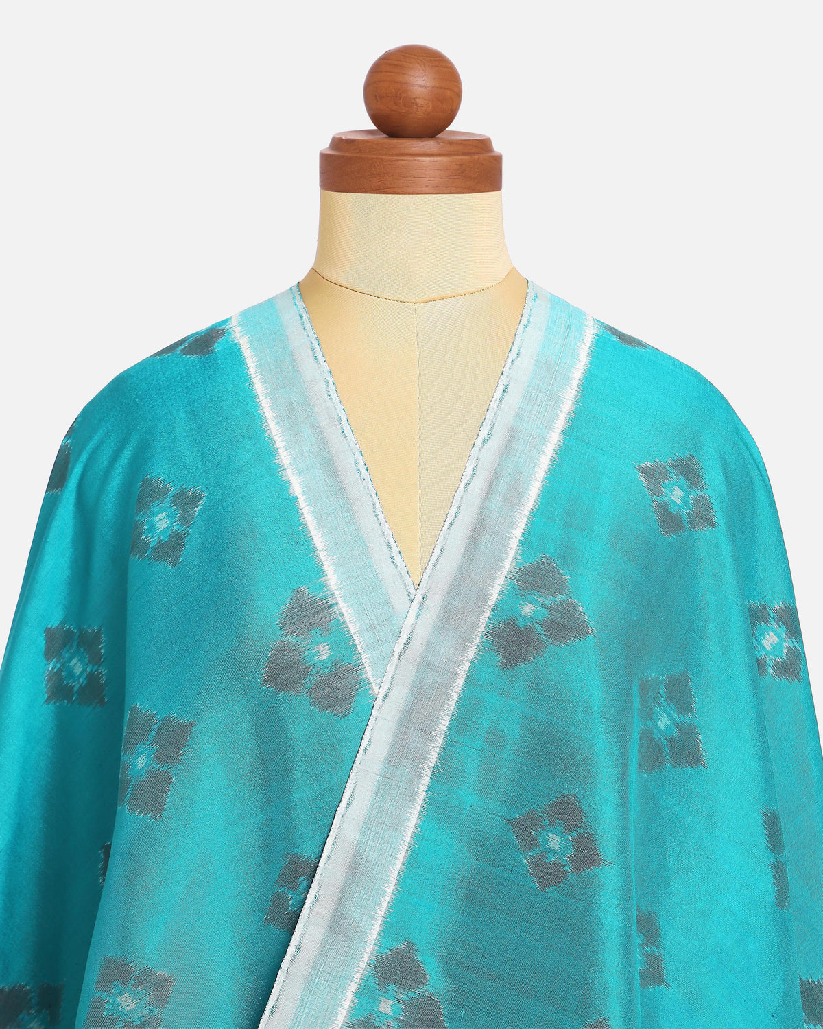 Feema Pochampally Weft Ikat Cotton Silk Suit Fabric