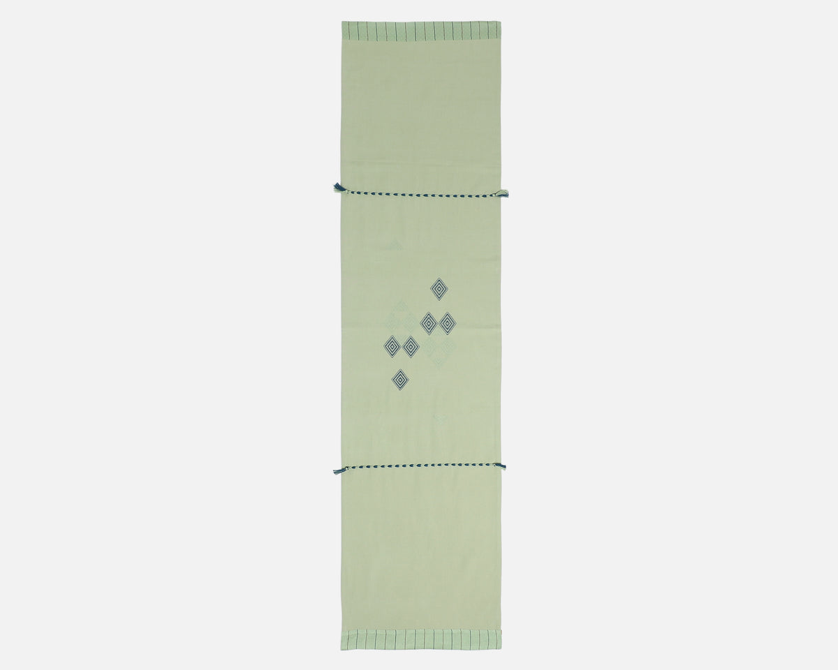 Acamilia Bhujodi Extra Weft Cotton Table Runner